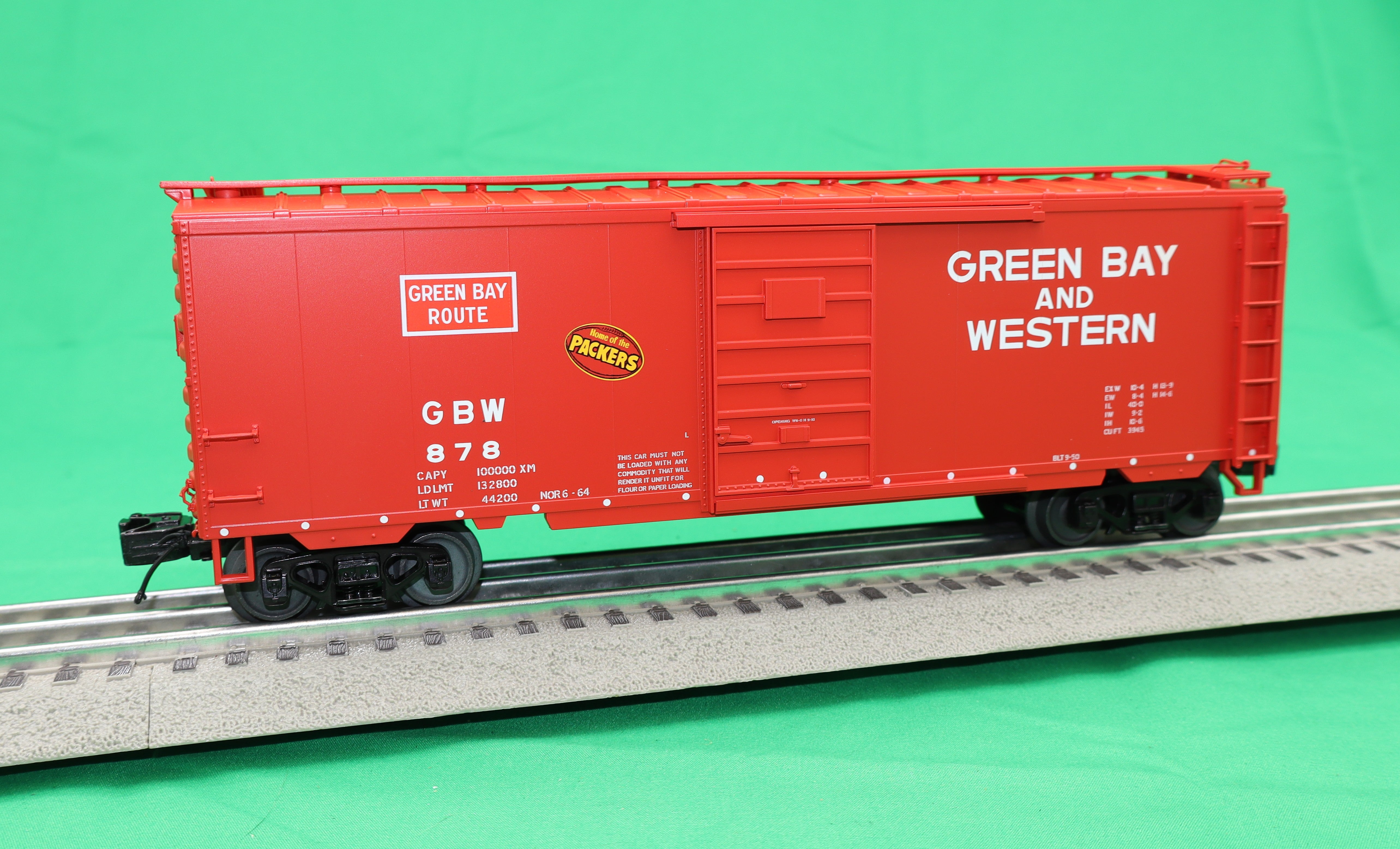 Atlas O 3001896 - Premier - 40' PS-1 Box Car "Green Bay & Western" w/ 6' Door