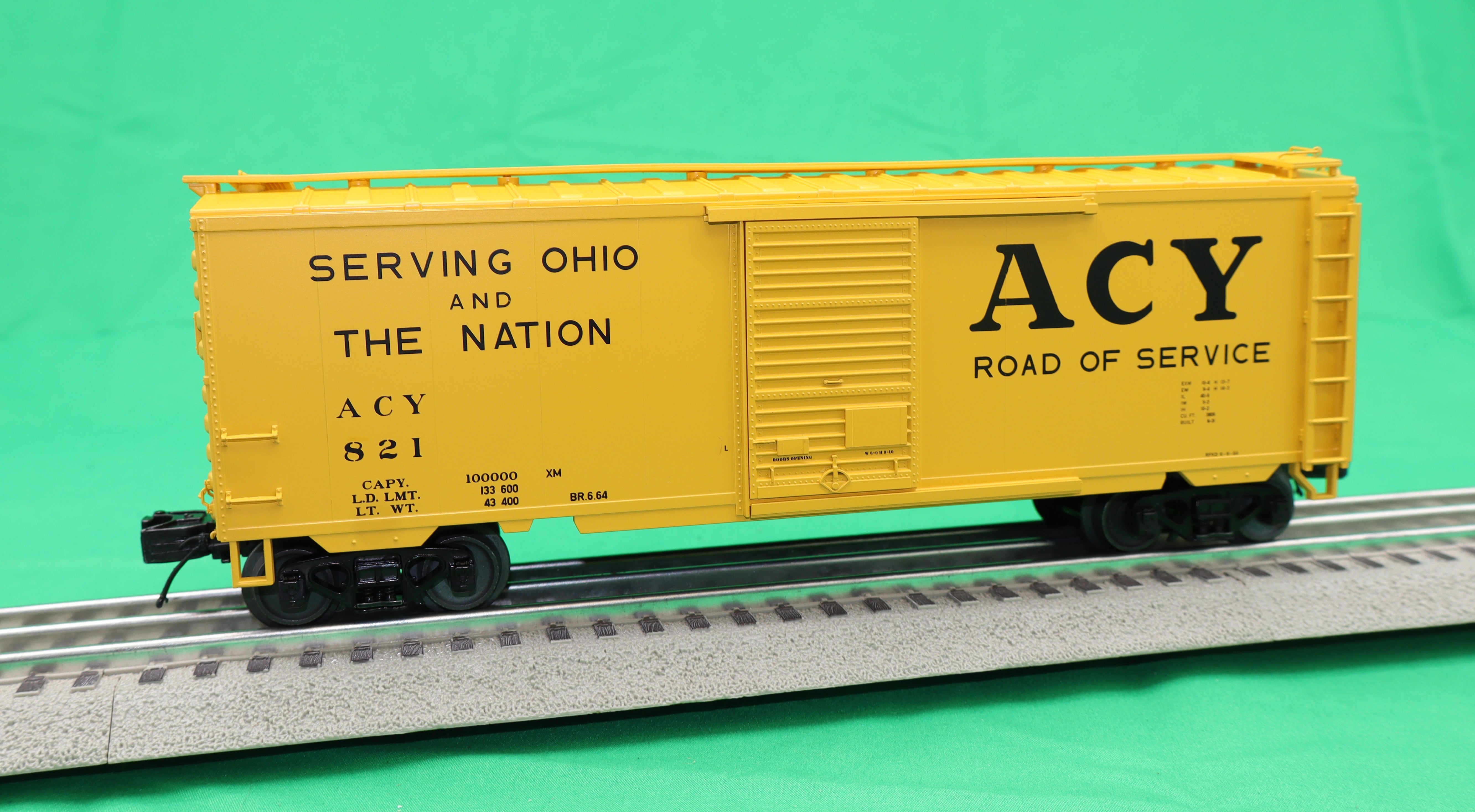 Atlas O 3001894 - Premier - 40' PS-1 Box Car "Akron, Canton & Youngstown" w/ 6' Door