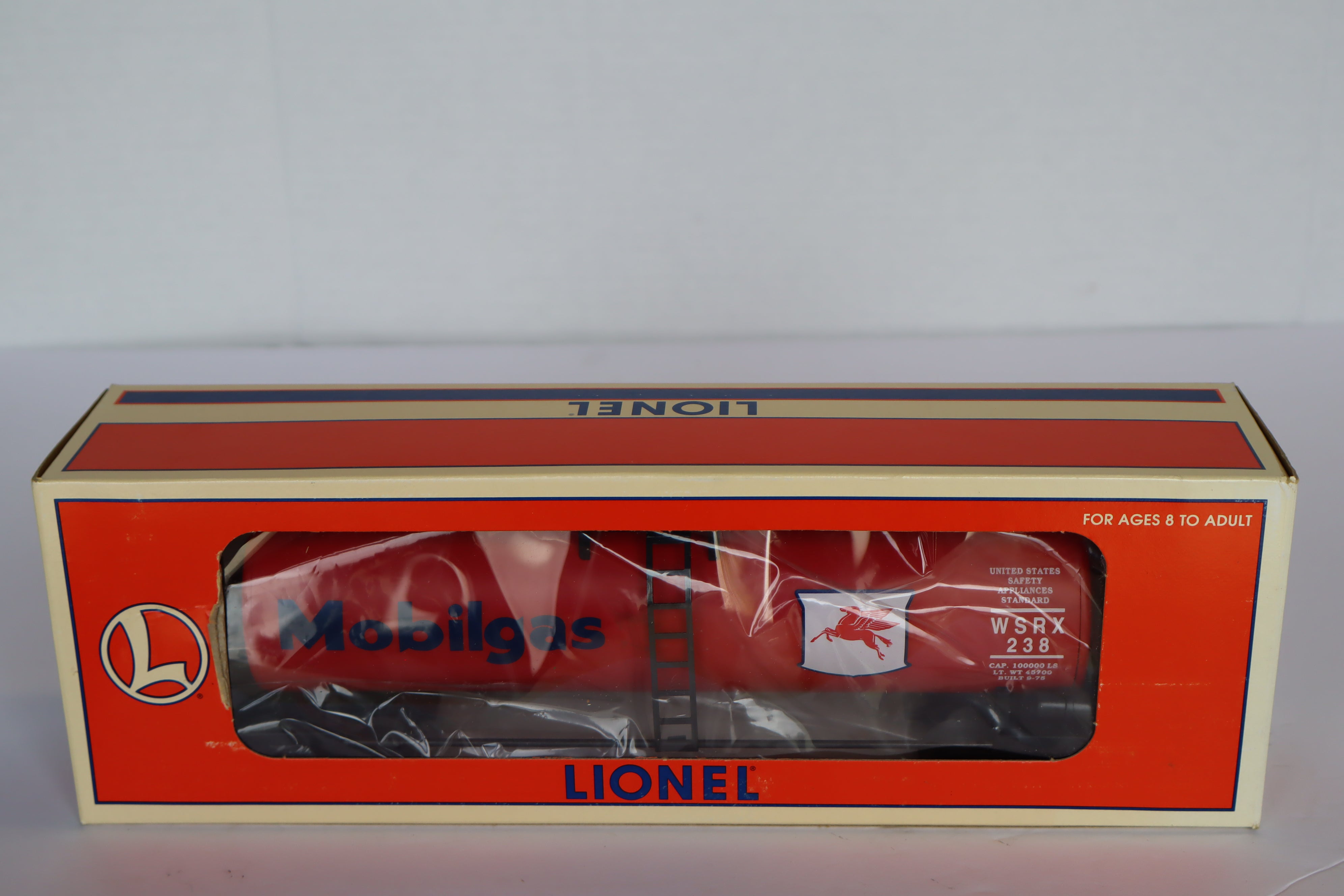 1997 Lionel 6-52121 TTOS SW Division Mobil Gas TM Tank Car-Second hand-M7999