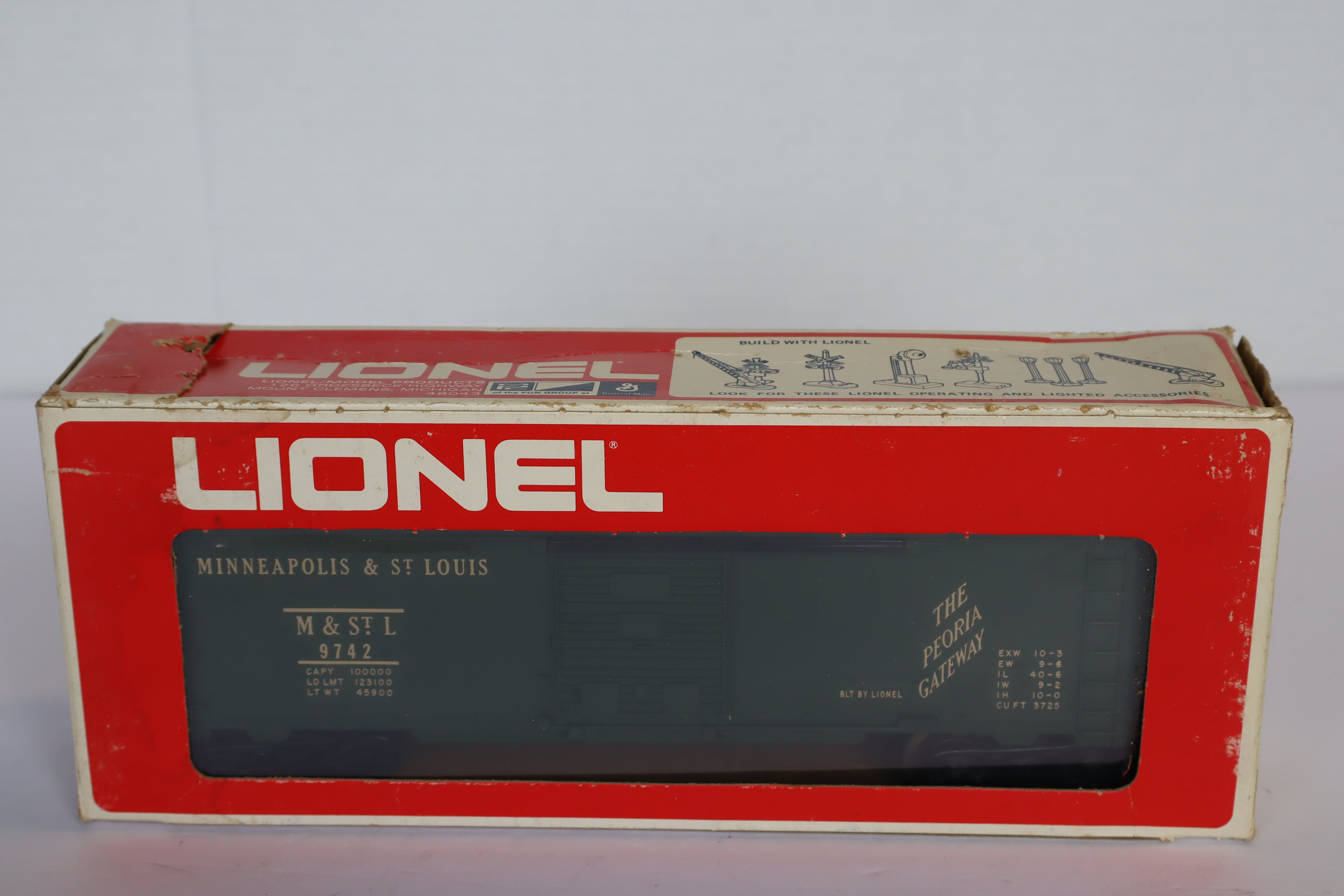 Lionel 6-9742 Minneapolis & St. Louis Box Car-Second hand-M8001