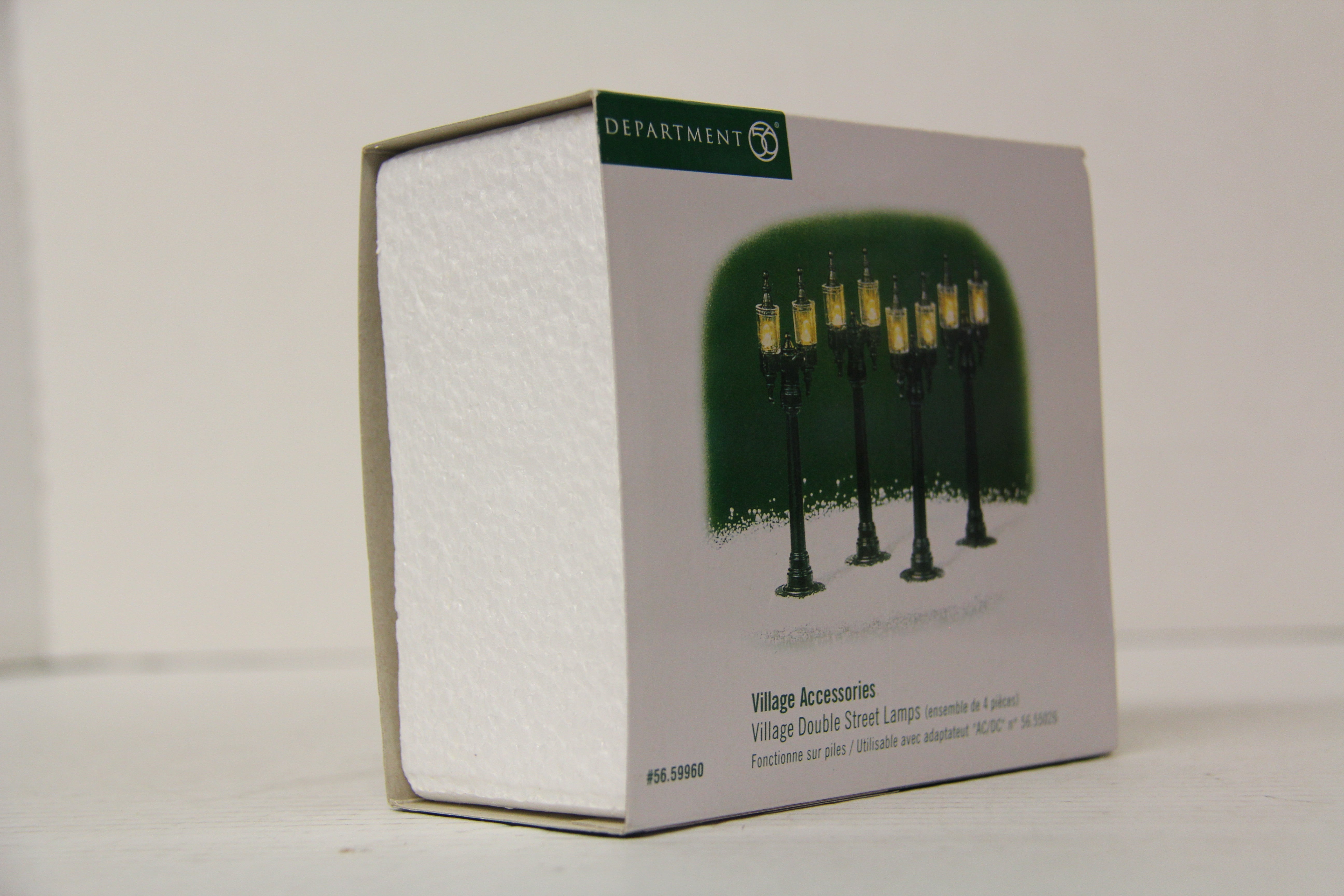 Village Double Street Lamps Set of 8-Second hand-M6569