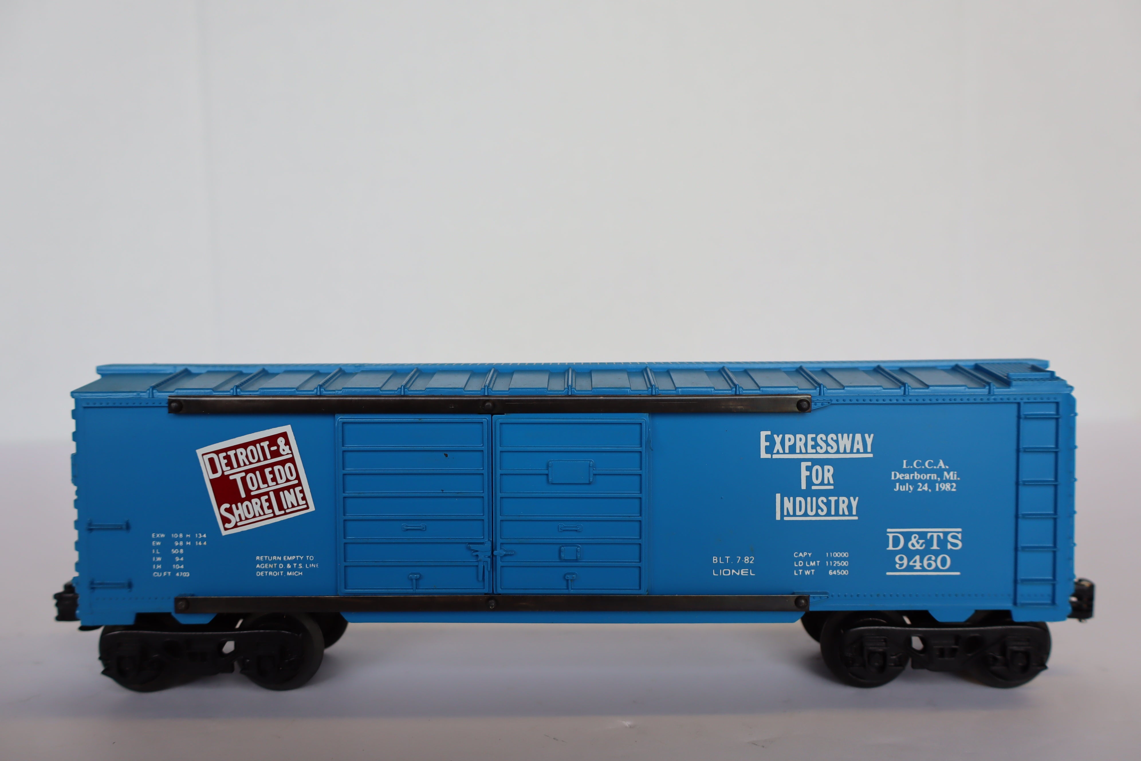 Lionel 6-9460 LCCA Detroit & Toledo Shore Line Double Door Box Car-Second hand-M8005