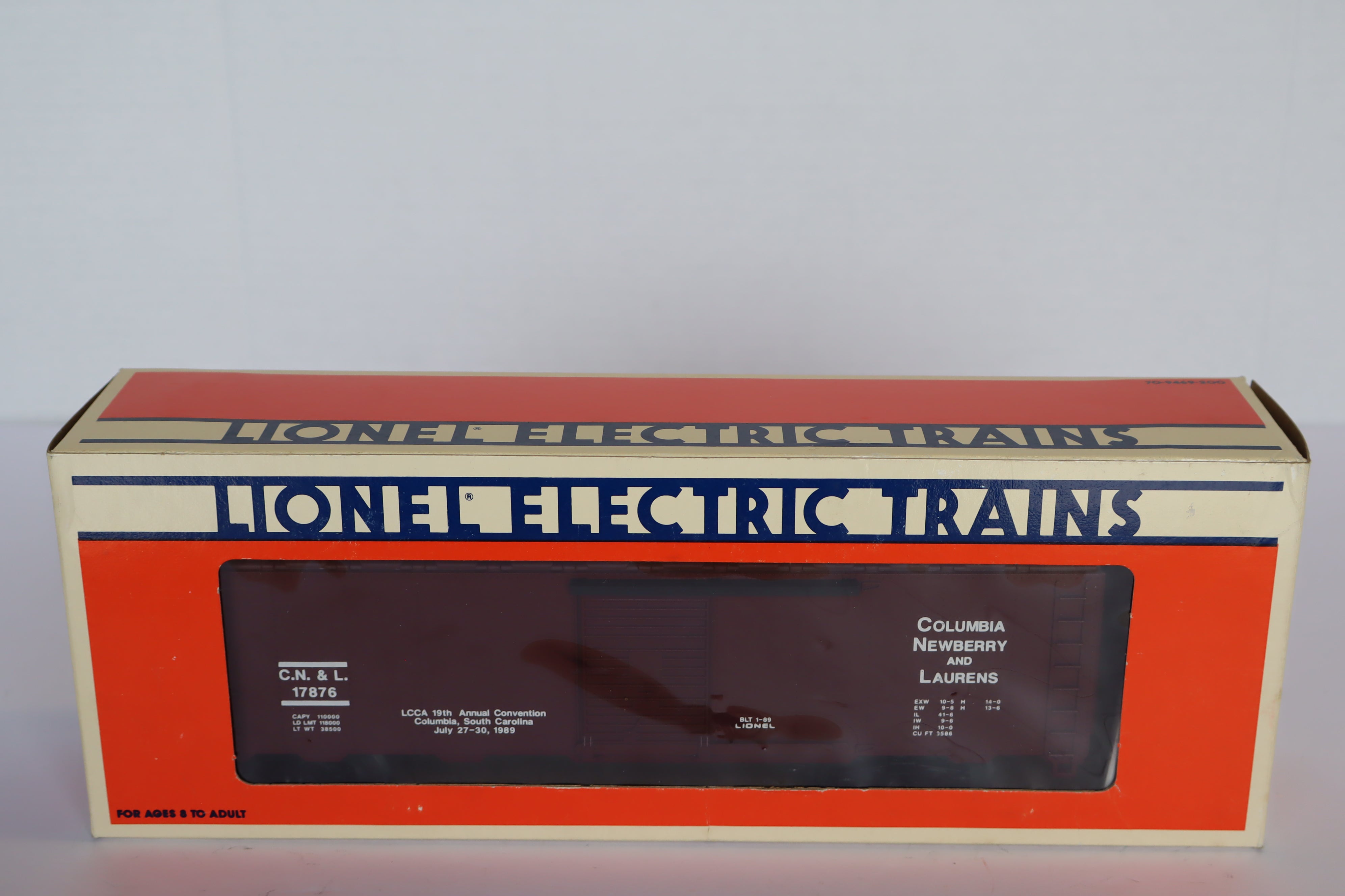 1989 LCCA 6-17876 Convention Car-Second hand-M8007