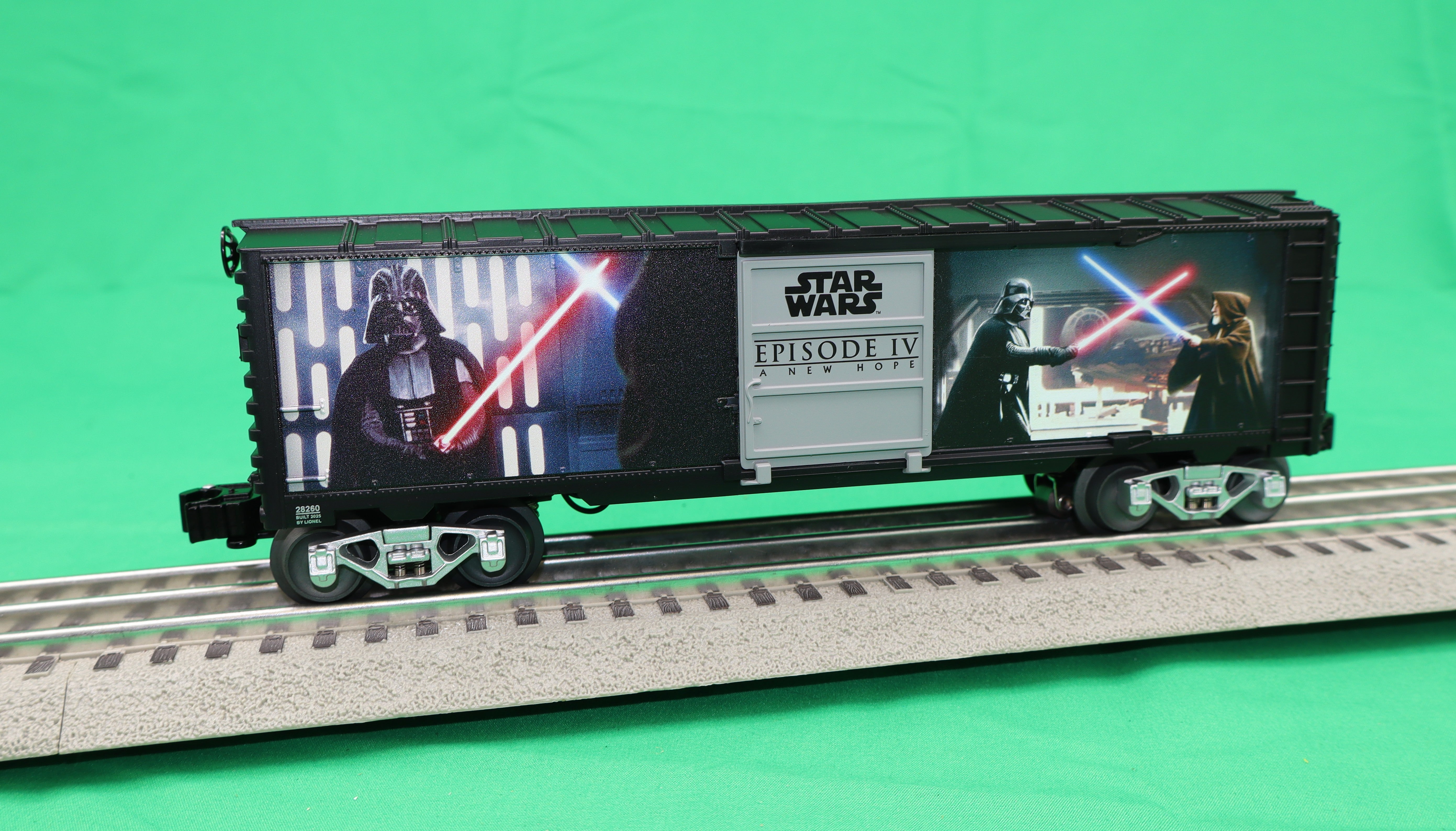Lionel 2528260 - Star Wars - Lightsaber Series Illuminated Boxcar "Darth Vader v. Obi-Wan Kenobi"