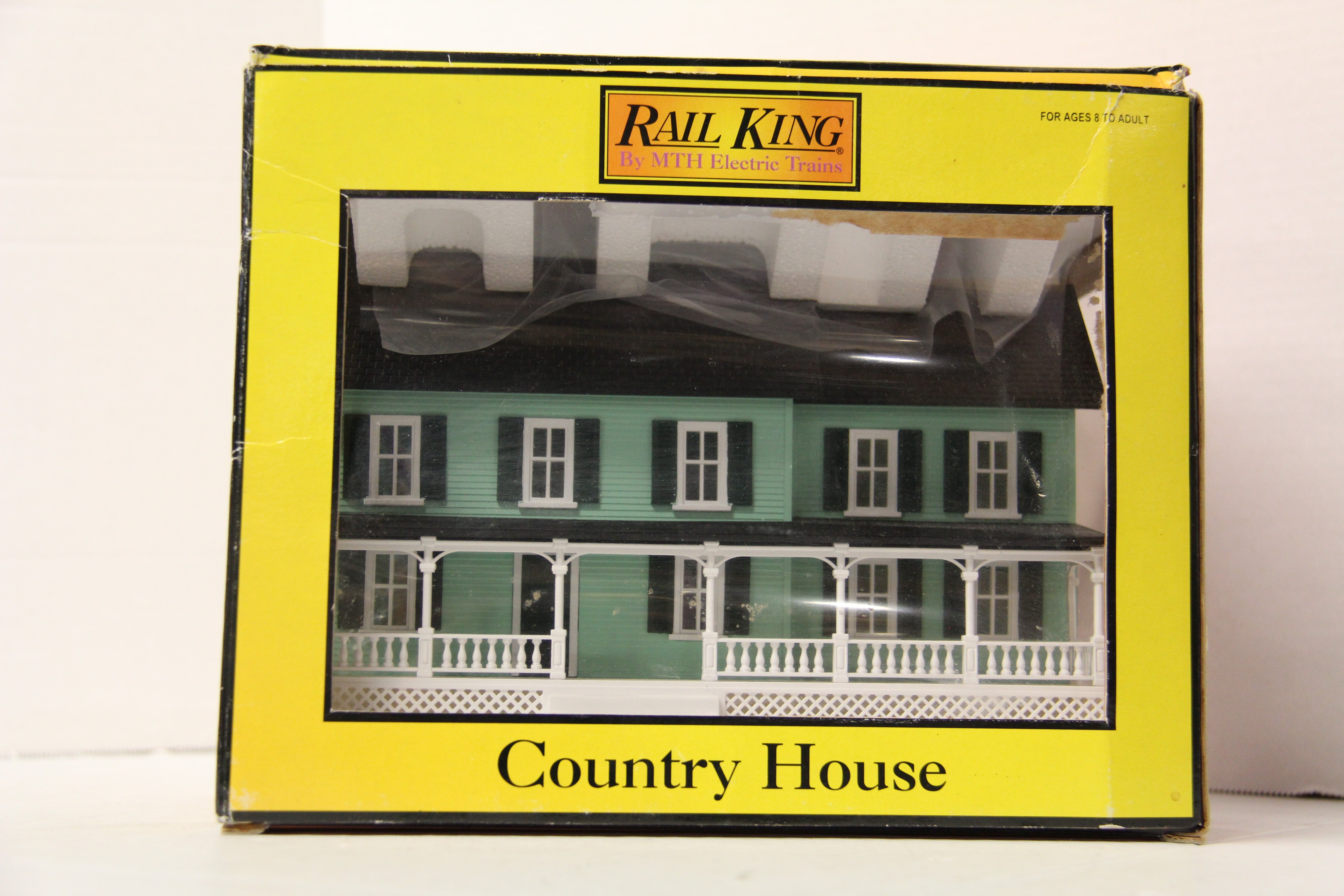 Rail King 30-9047 Green Country House with Dark Green Shutters-Second hand-M6574