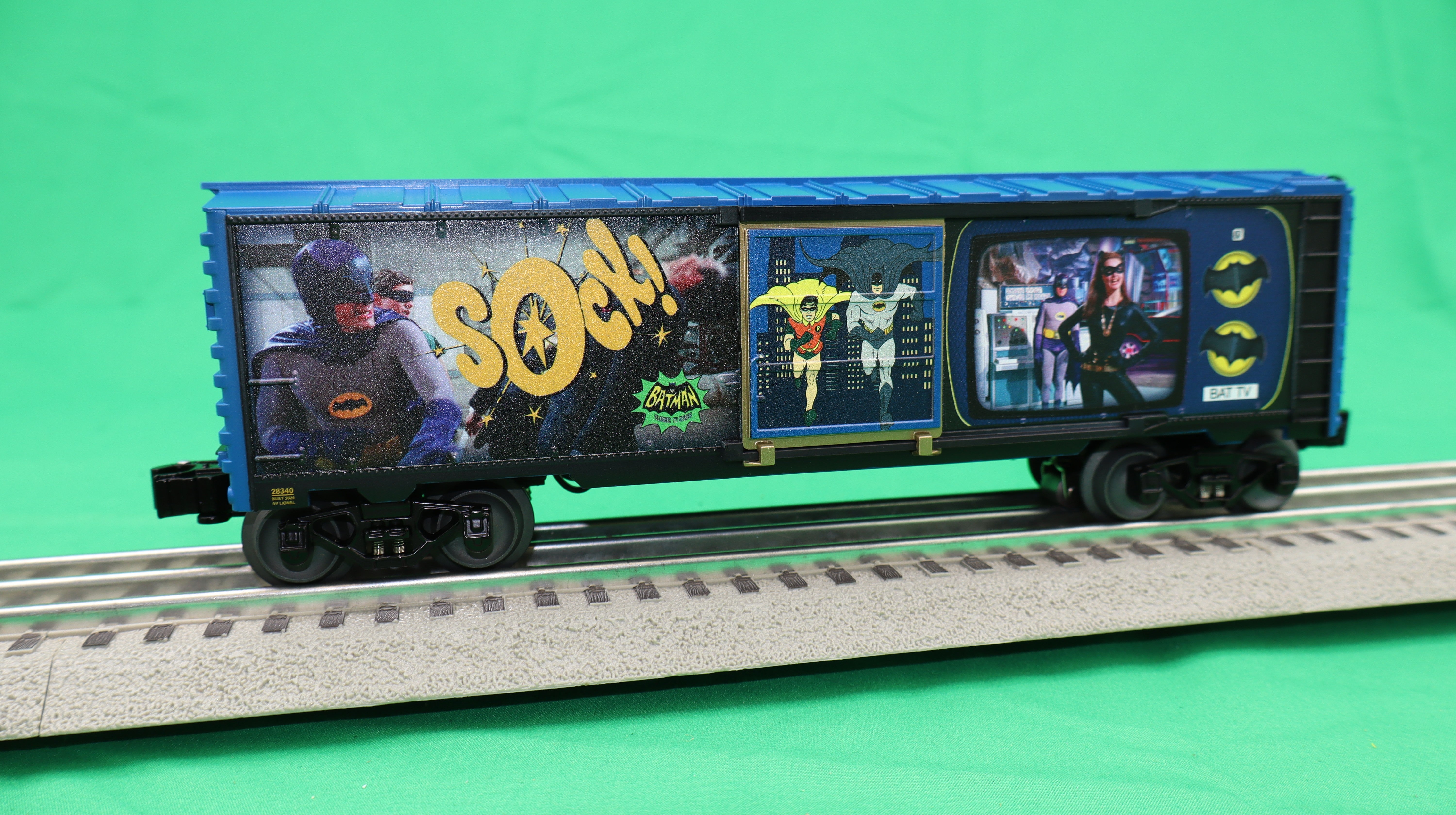 Lionel 2528340 - DC Comics - Illuminated Classic TV Boxcar "Batman"