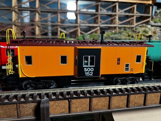 MTH 20-91788 - Bay Window Caboose "SOO Line" #152 - Custom run for MrMuffin'sTrains - MrMuffin'sTrains