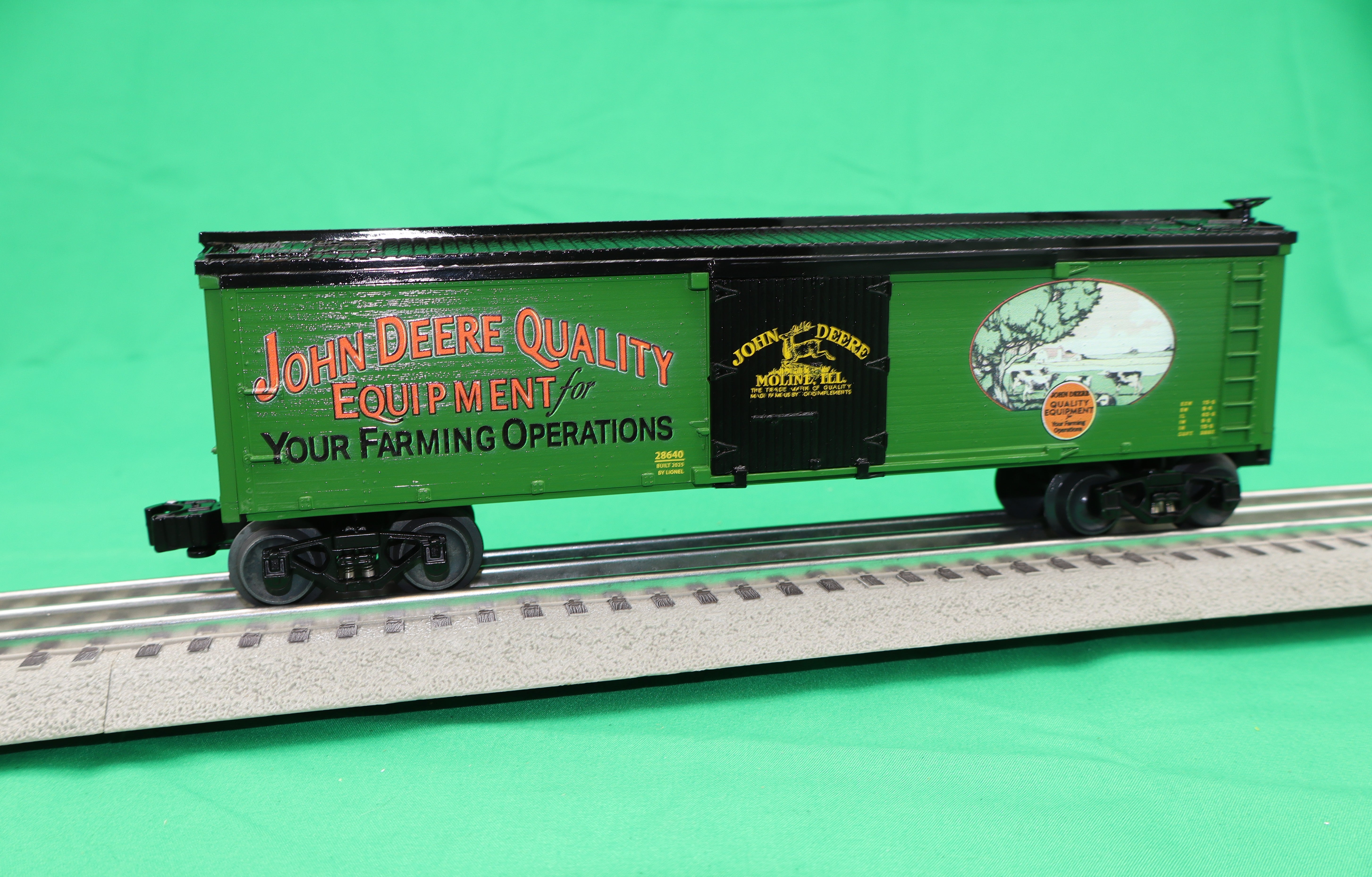 Lionel 2528640 - John Deere - Reefer Car "Quality Equipment"