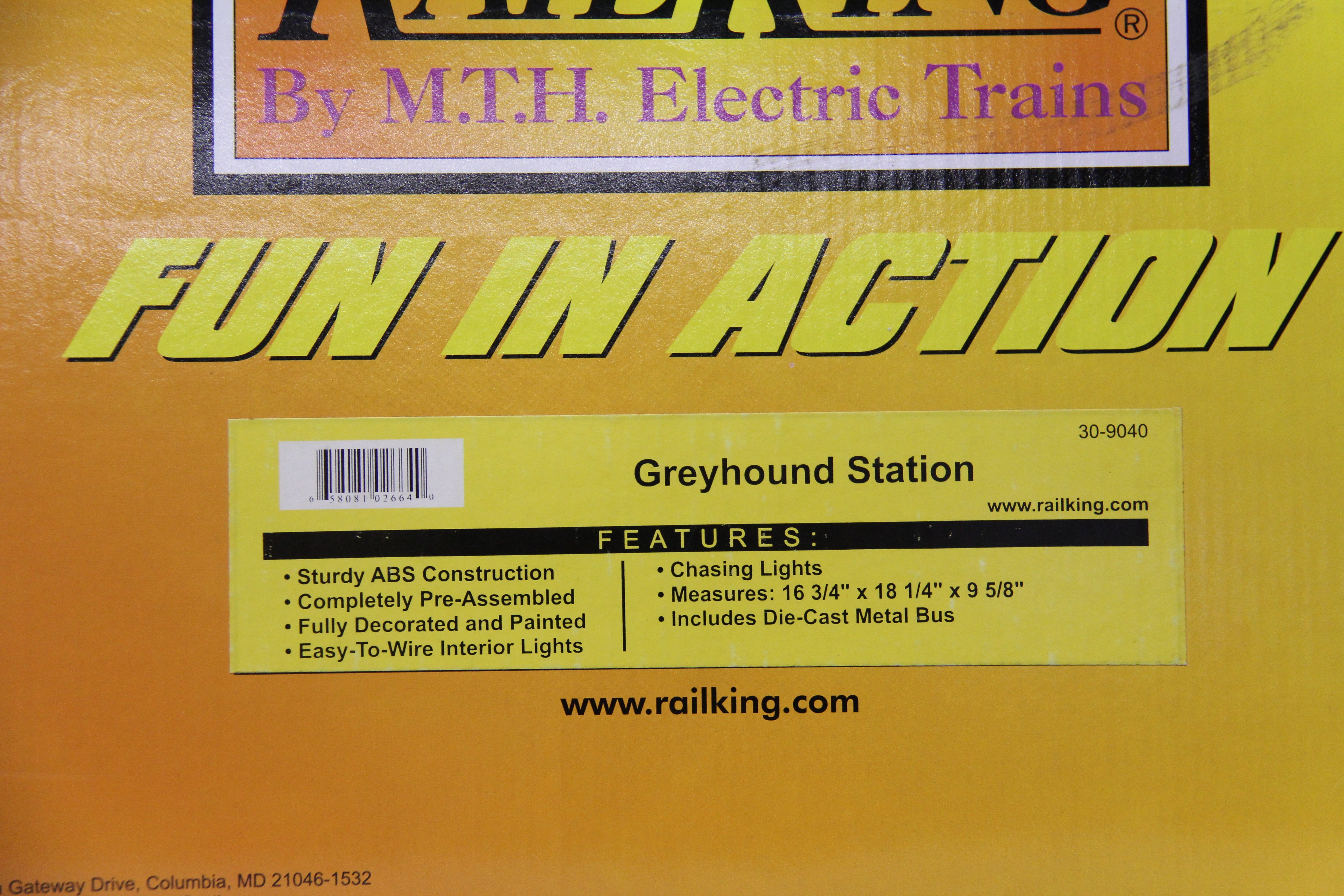 Rail King 30-9040 Greyhound Station-Second hand-M6576