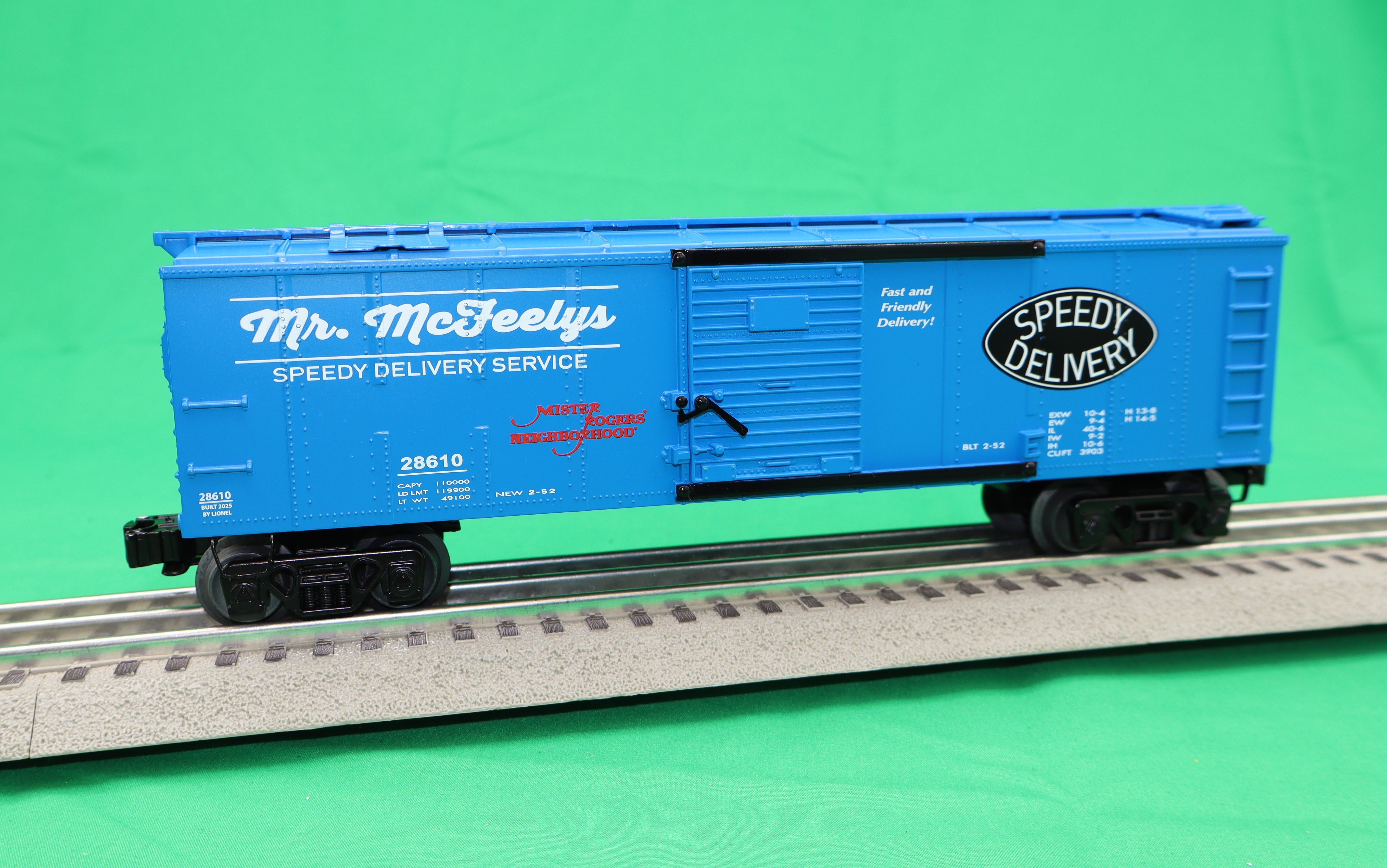 Lionel 2528610 - Mister Rogers' Neighborhood - Mail Car "Mr McFeely"