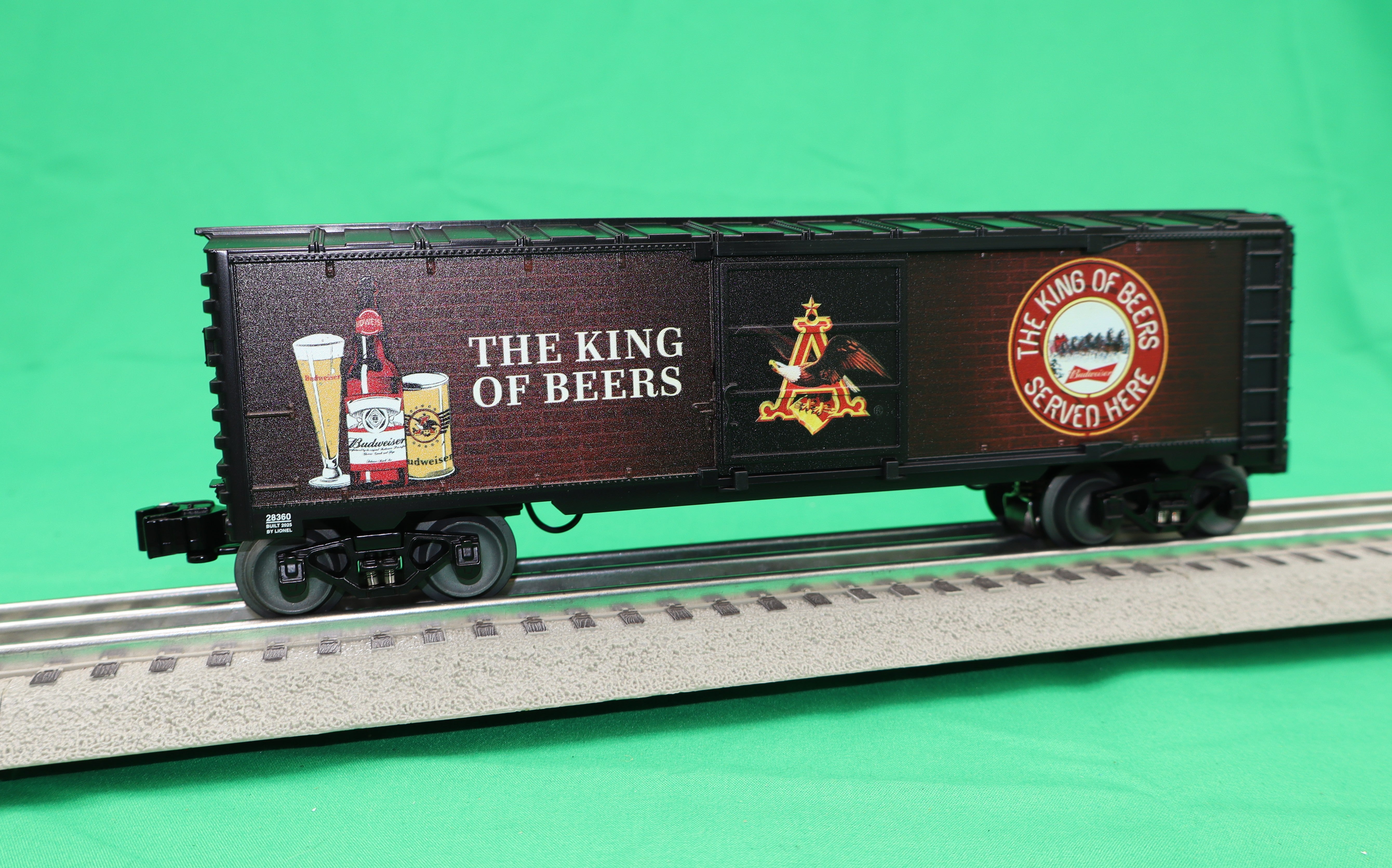 Lionel 2528360 - Anheuser-Busch - Illuminated Bar Sign Boxcar "Budweiser" #2