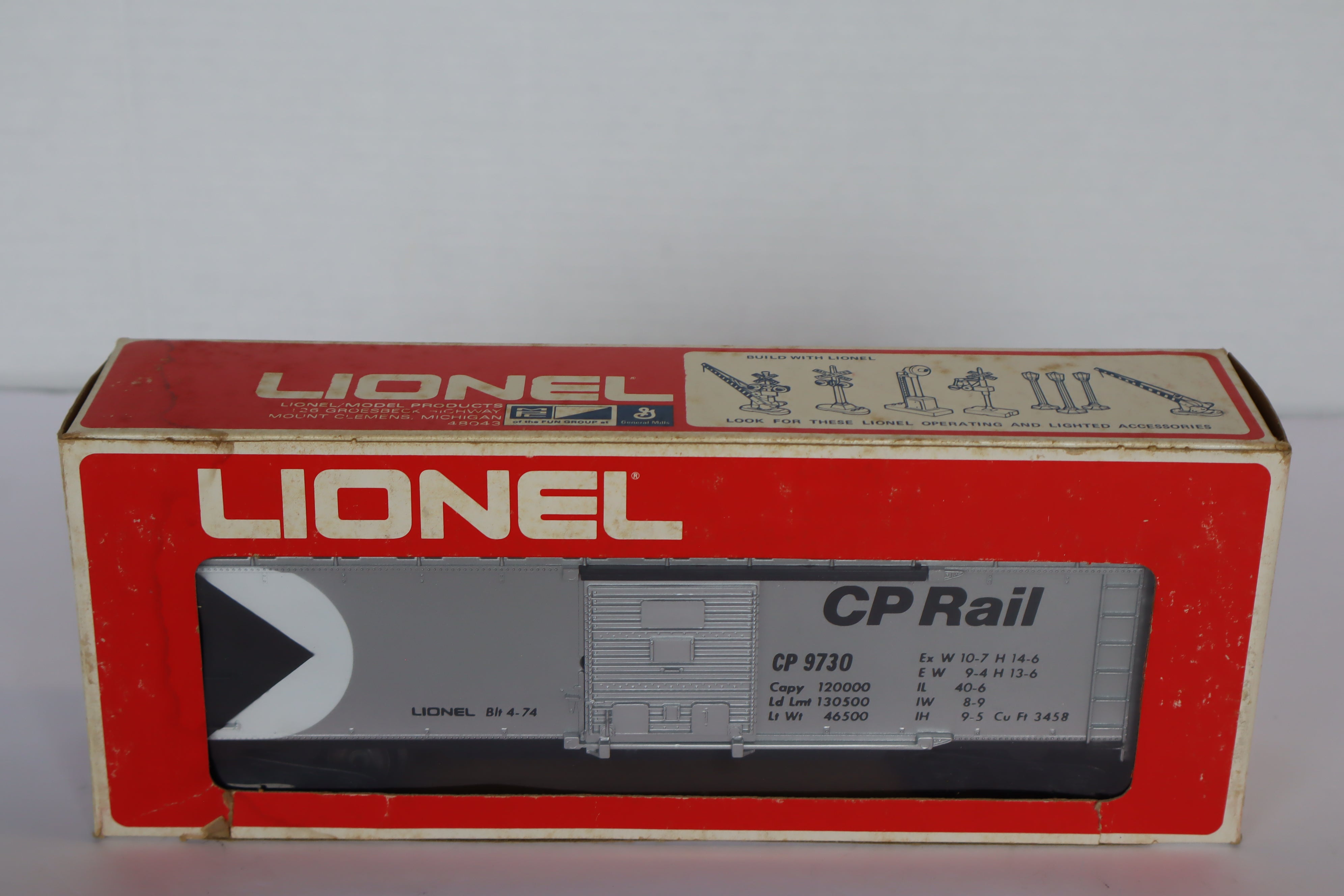 Lionel 6-9730 Canadian Pacific Rail Box Car-Second hand-M8014
