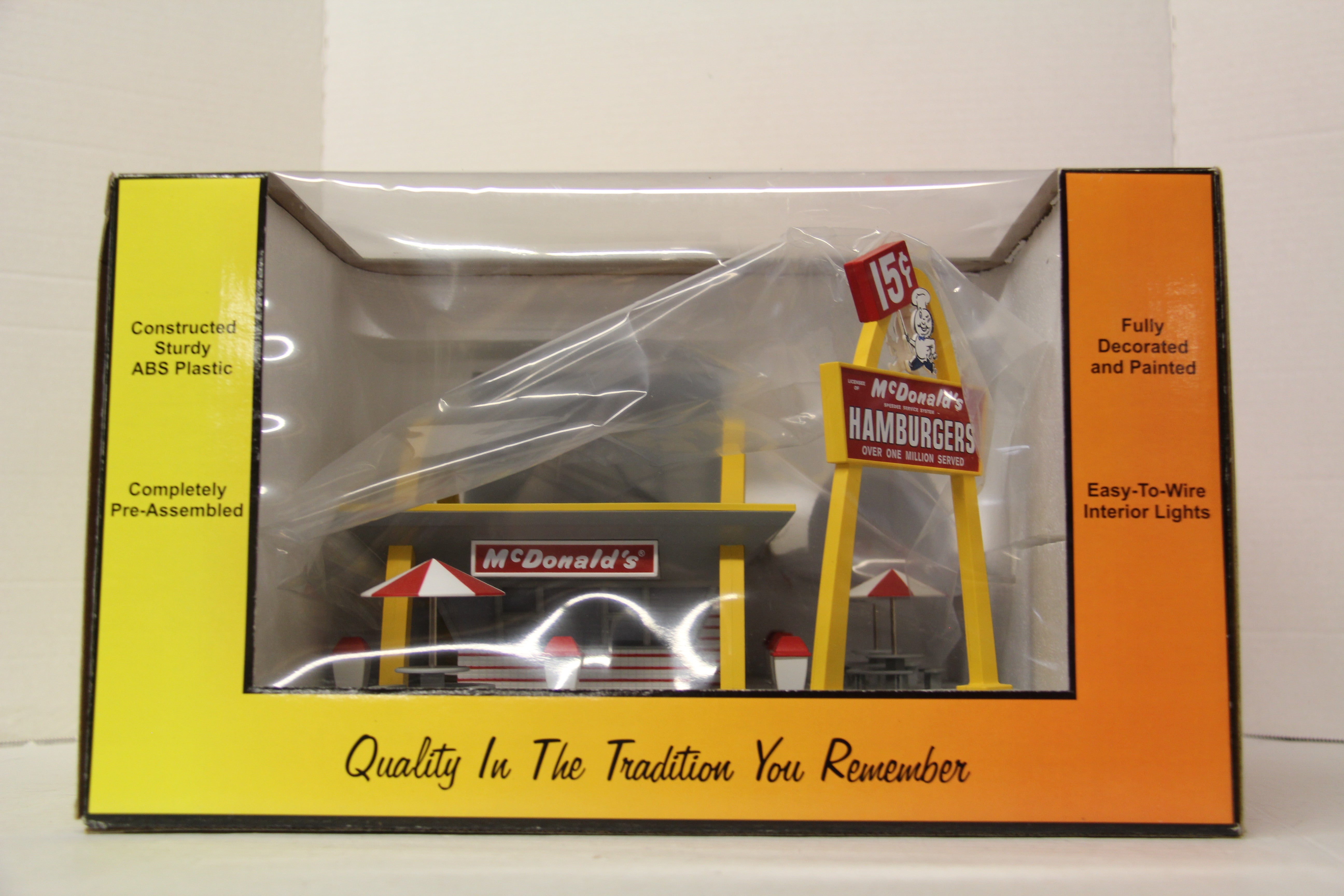 Rail King 30-9034 Original McDonald's Restaurant-Second hand-M6580