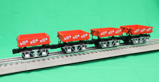 Lionel 2526630 - Disconnect Candy Dump Cars "Christmas" (4-Car)