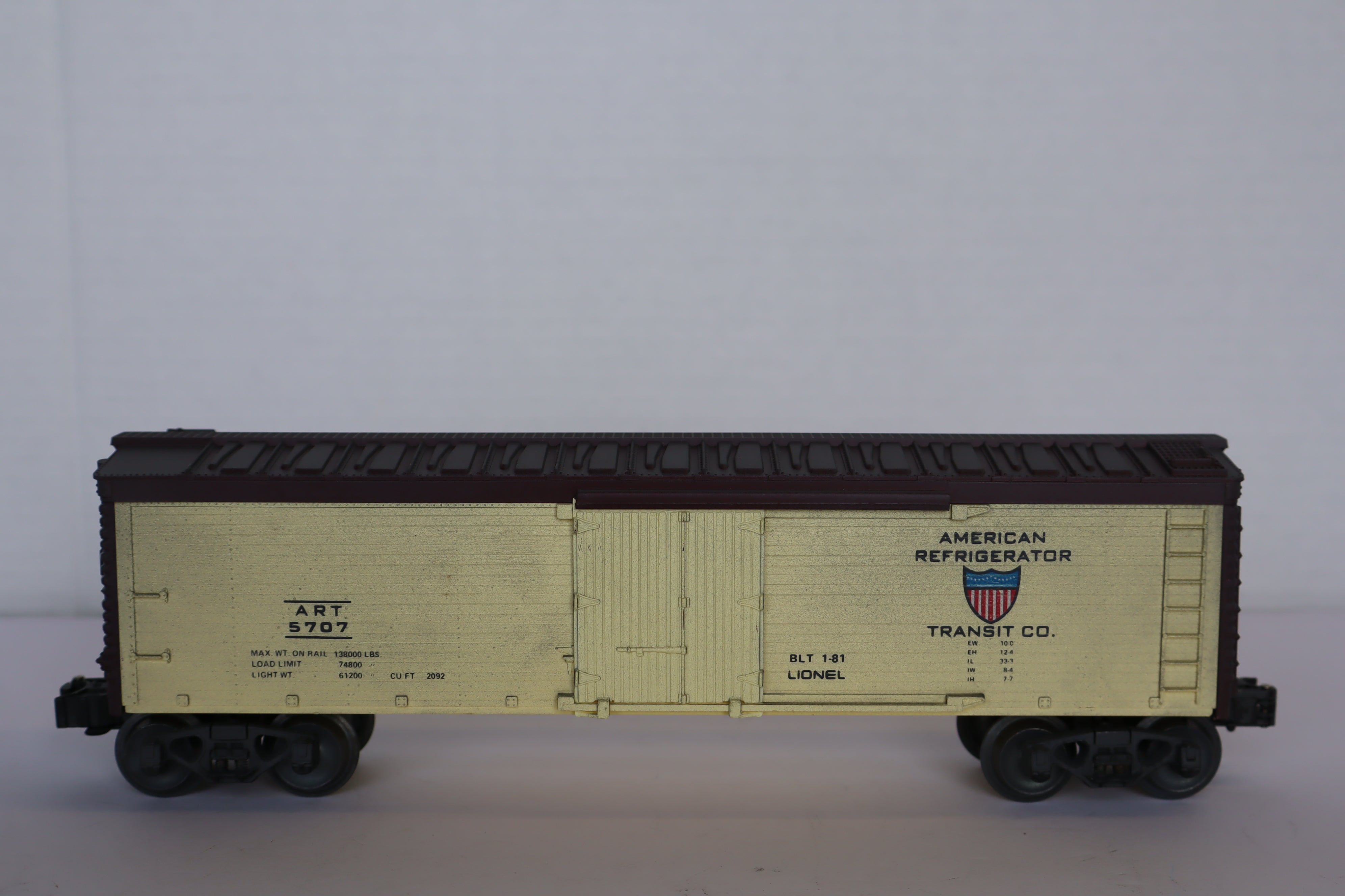 Lionel 6-5707 American Refrigerator Transit Co Reefer-Second hand-M8020