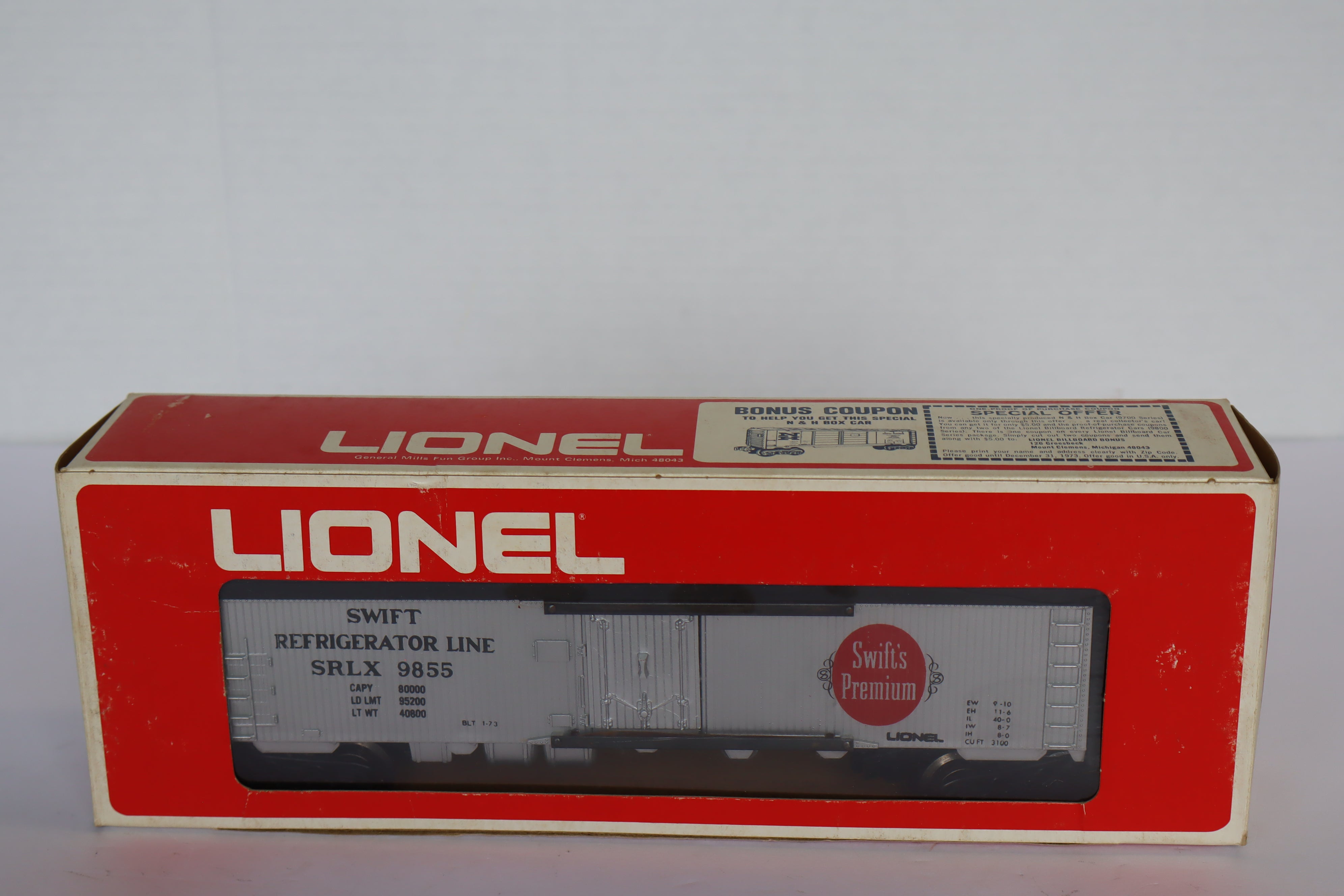 Lionel 6-9855 Swift Billboard Reefer-Second hand-M8023