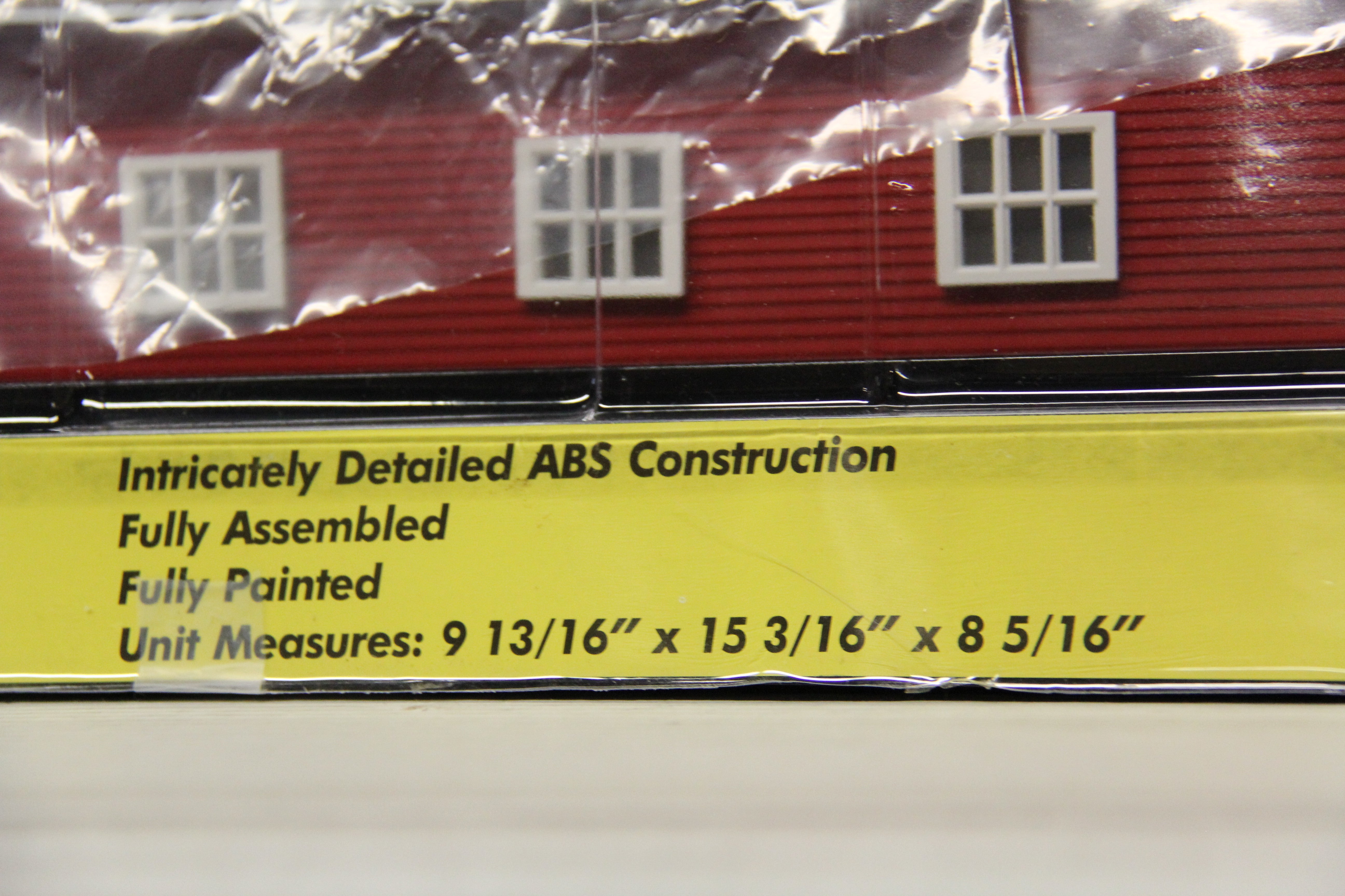 Rail King 30-90502 Red Barn with Brown Roof-Second hand-M6586