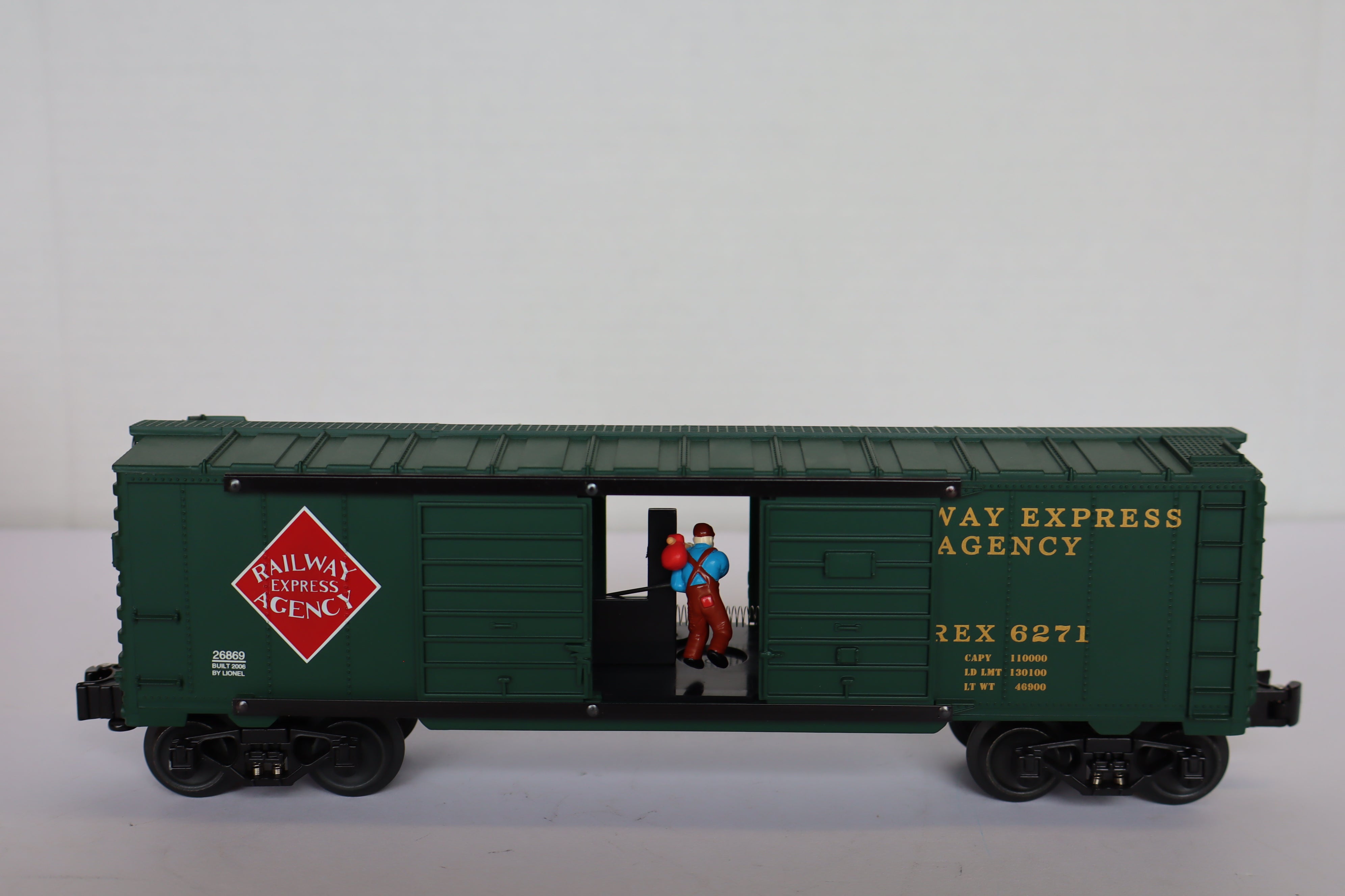 Lionel 6-26869 REA Jumping Hobo Boxcar-Second hand-M8027