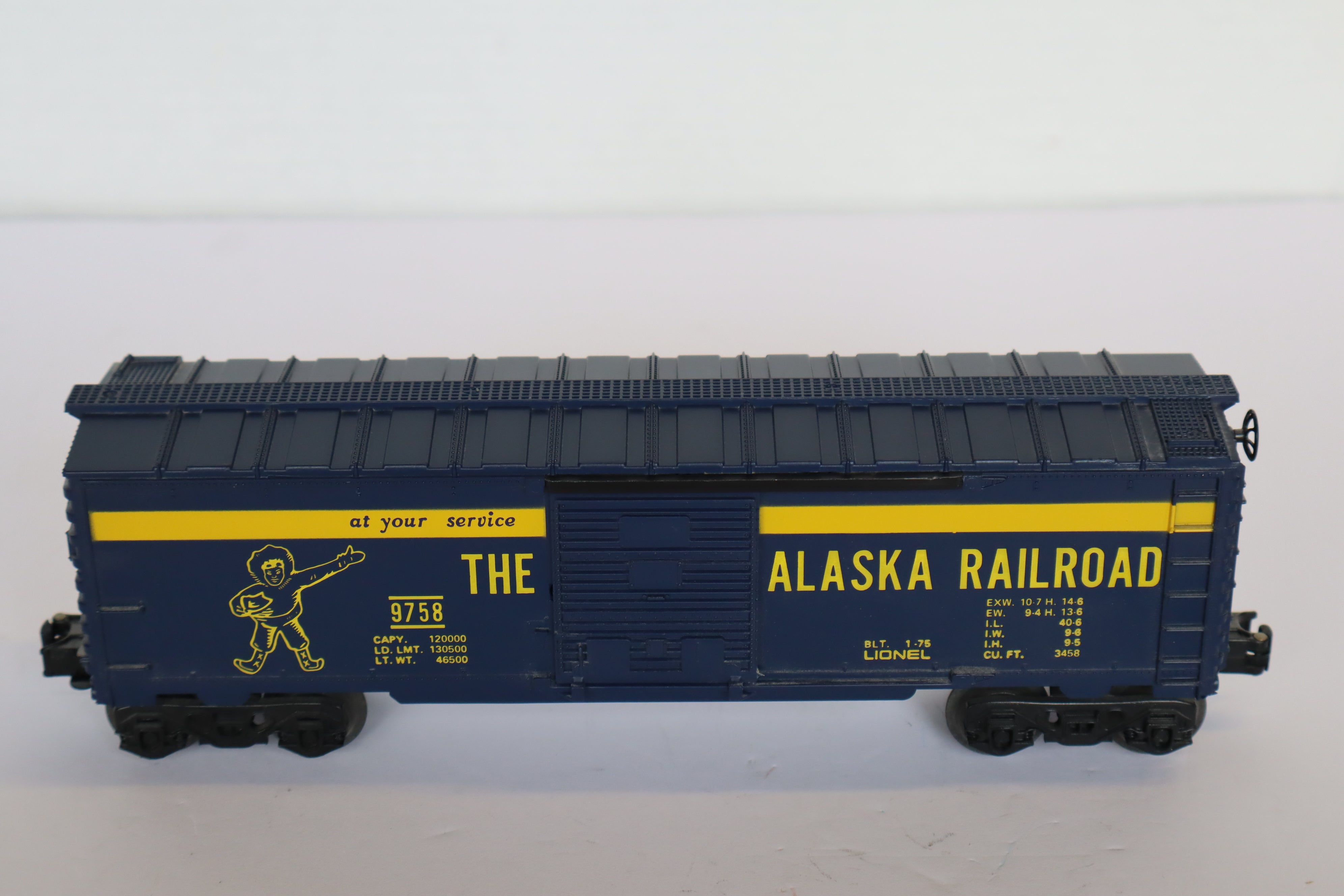 Lionel 6-9758 Alaska Railroad Box Car-Second hand-M8028