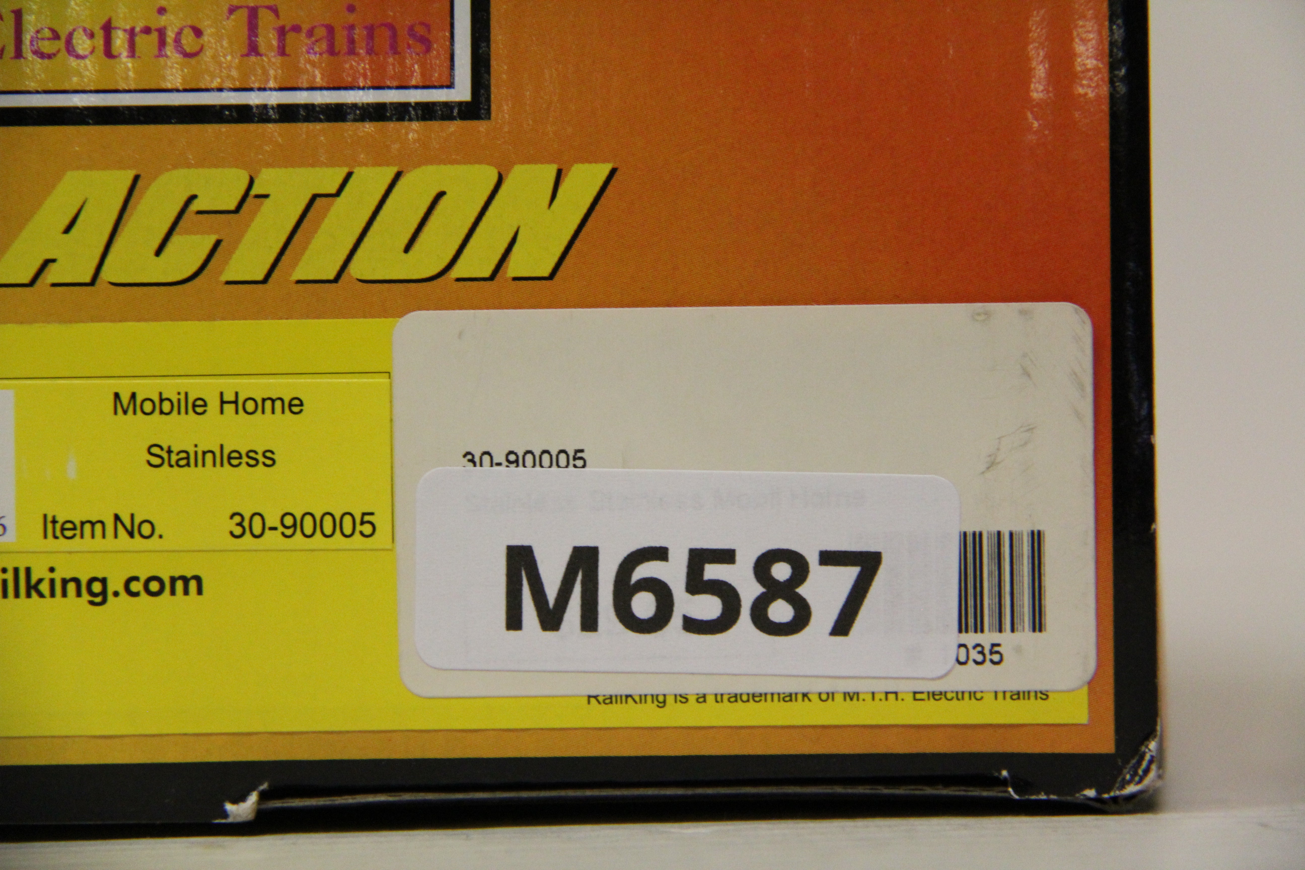 Rail King 30-90005 Mobile Home Stainless-Second hand-M6587