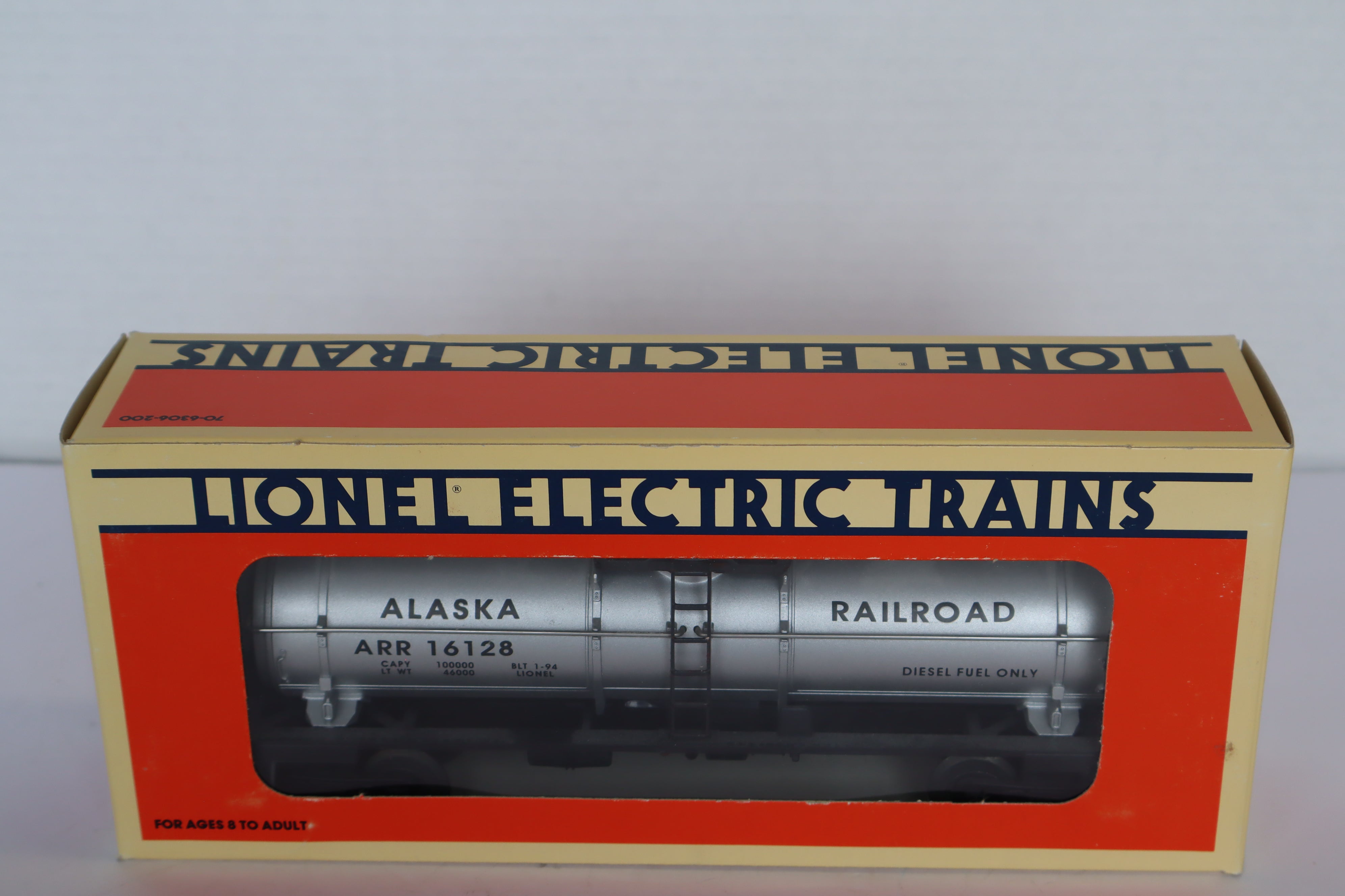 Lionel 6-16128 Alaska Single-Dome Tank Car-Second hand-M8029