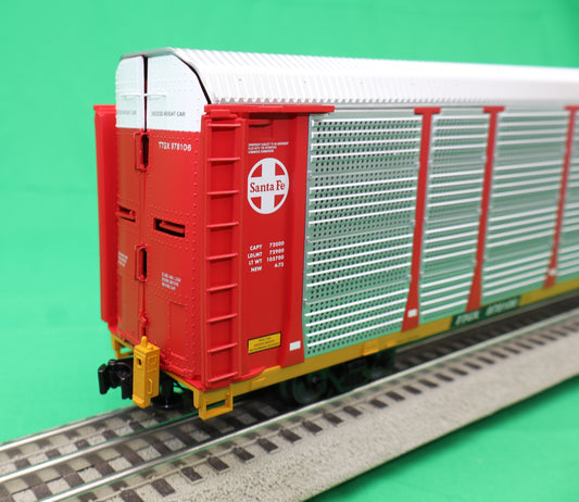 Lionel 2526410 - Vision Line Autorack "Santa Fe" #978106 - MrMuffin'sTrains