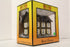 Rail King 30-9044 Row house Brown w/ Creme Shutters-Second hand-M6588