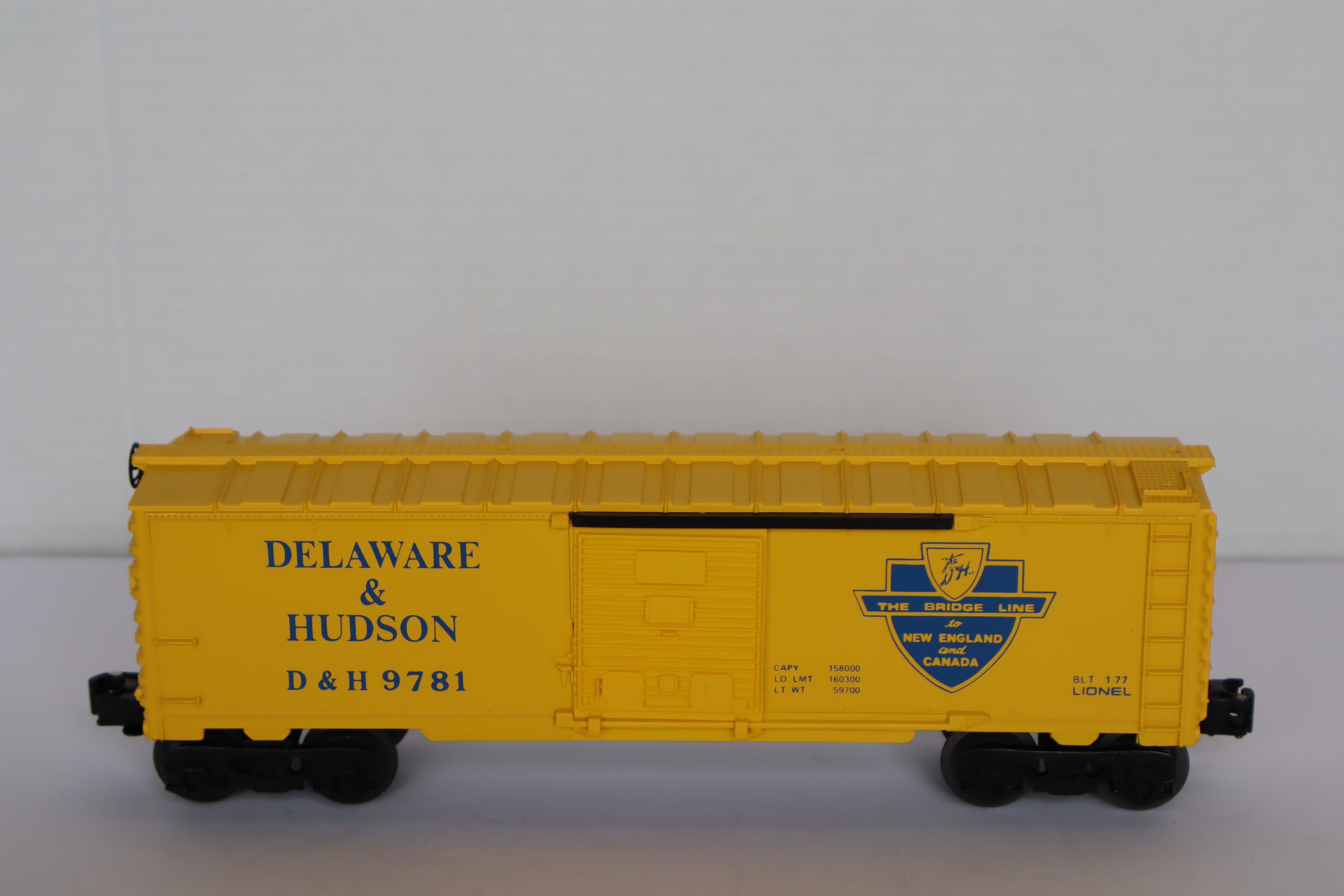 Lionel 6-9781 Delaware & Hudson Box Car-Second hand-M8032