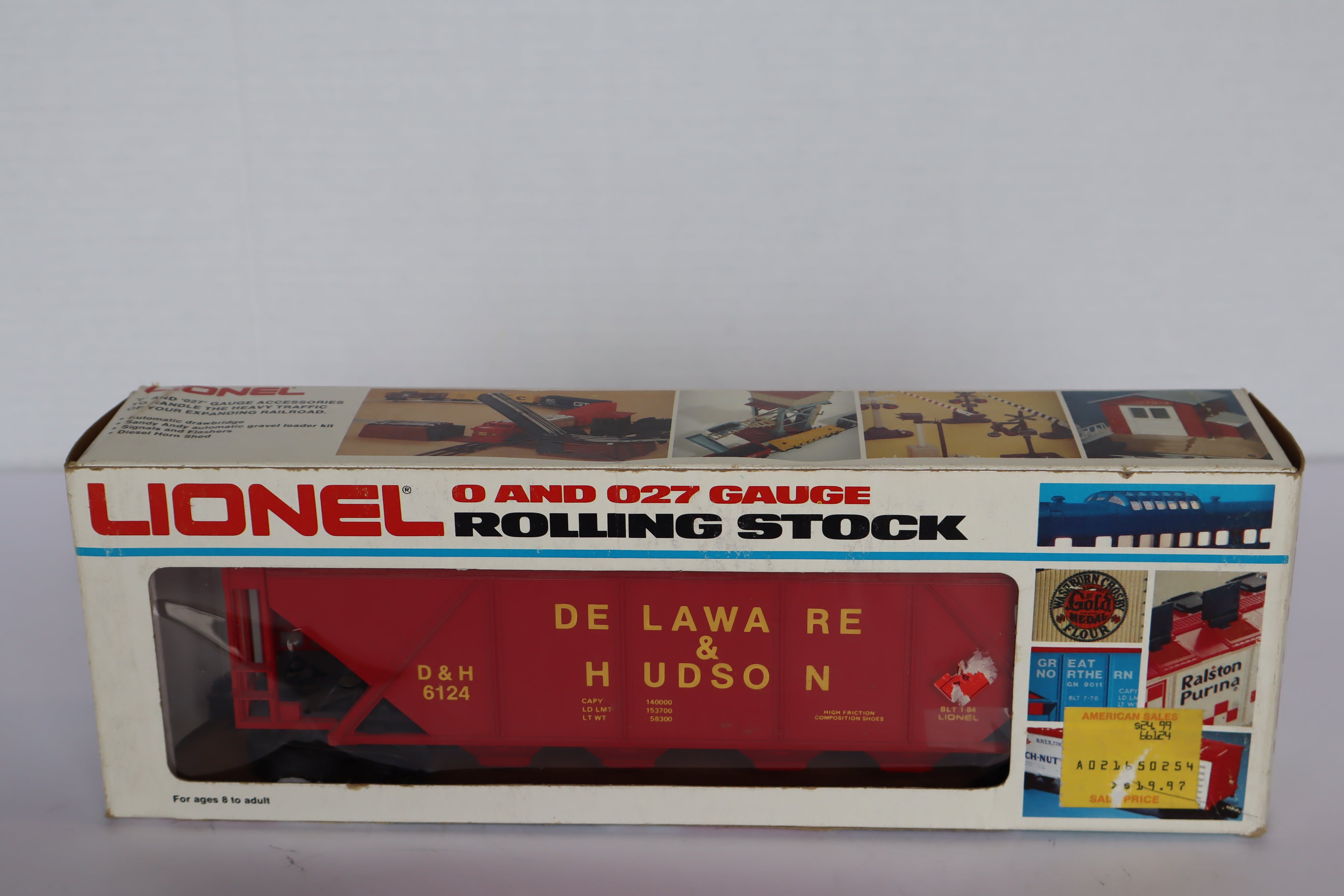Lionel 6-6124 Delaware & Hudson Covered Hopper-Second hand-M8033