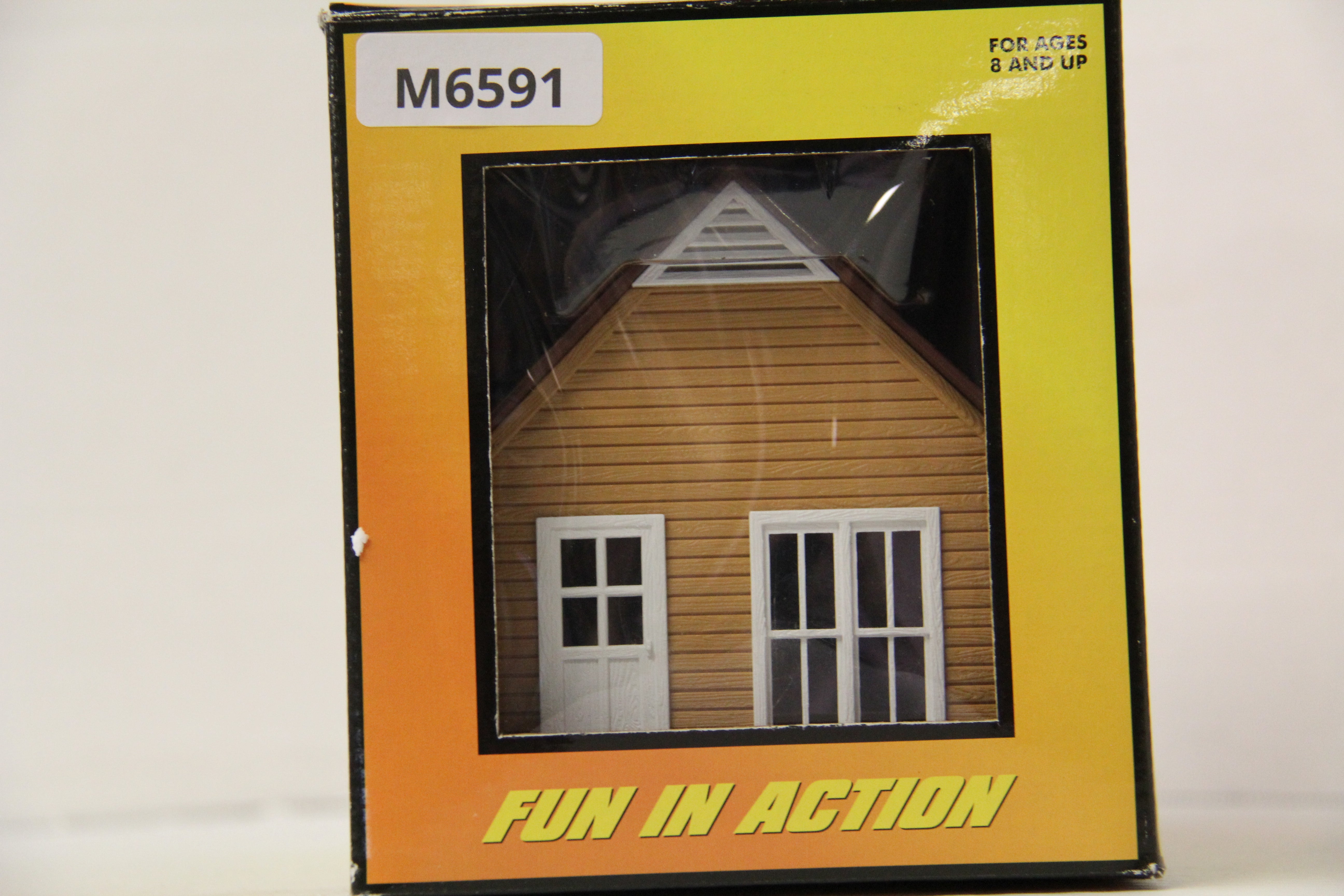 Rail King 30-90008 Work House #1 Mustard & Red-Second hand-M6591
