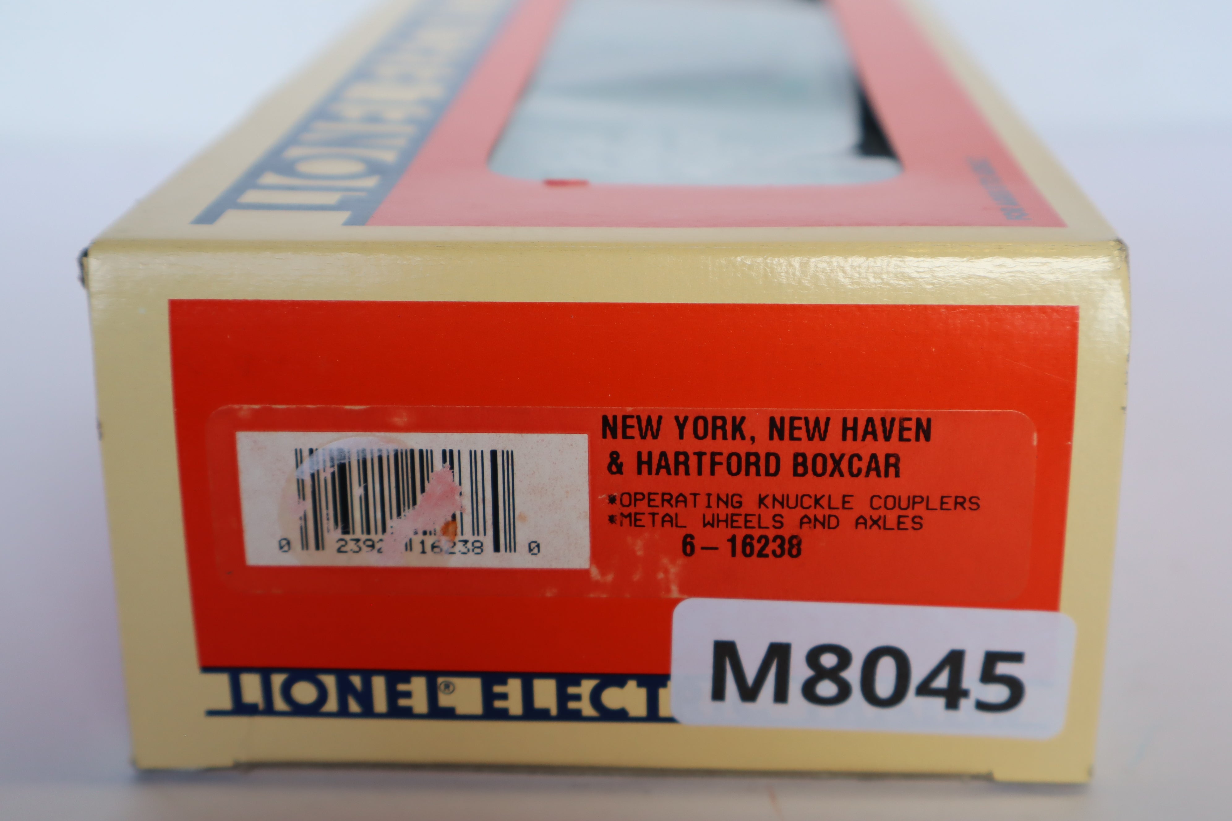 Lionel 6-16238 New York, New Haven & Hartford Boxcar-Second hand-M8045