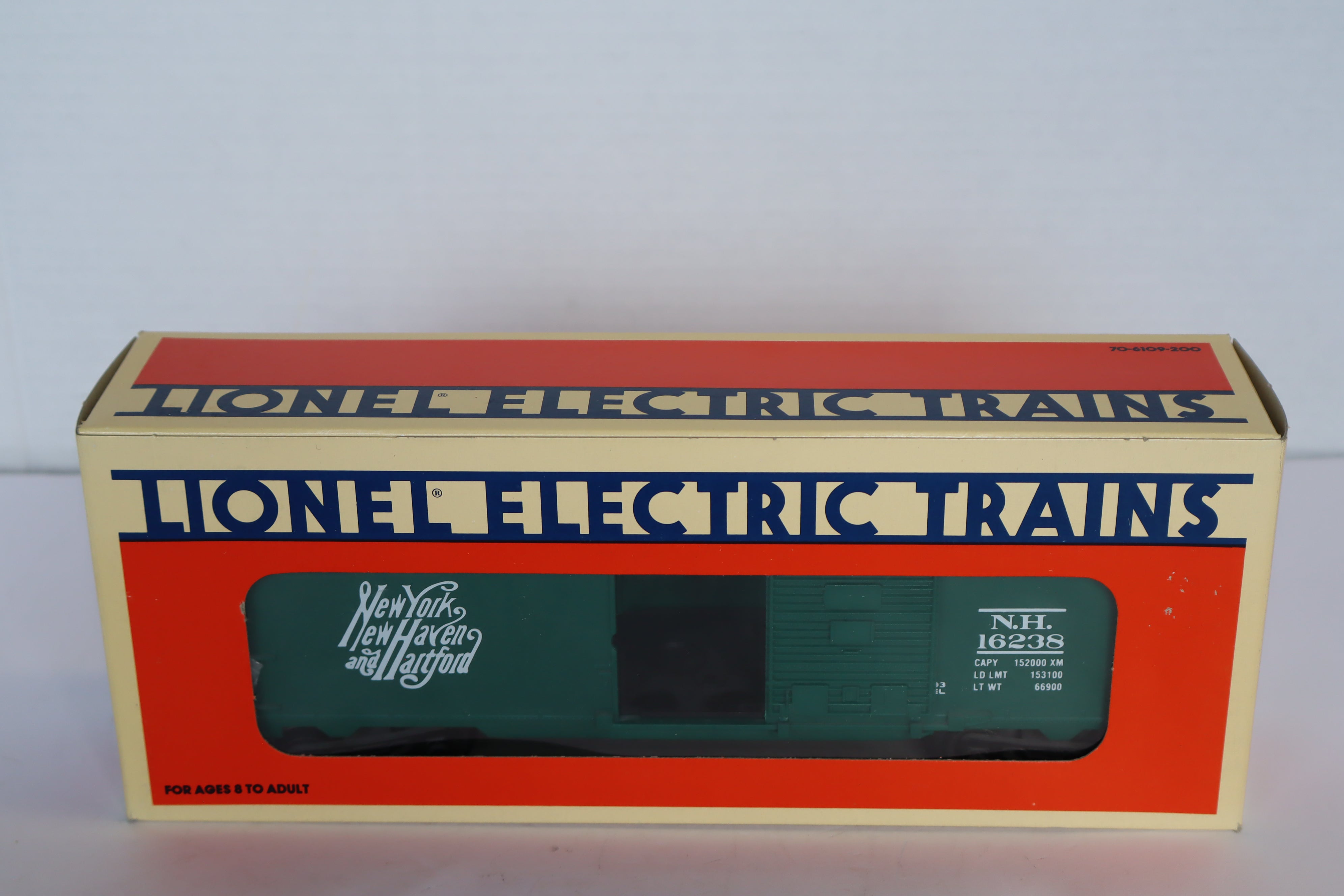 Lionel 6-16238 New York, New Haven & Hartford Boxcar-Second hand-M8045