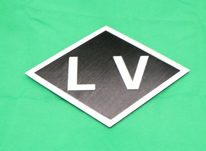 Trackside 3D #50 - 3D Printed Railroad Signs "Lehigh Valley" (LV)