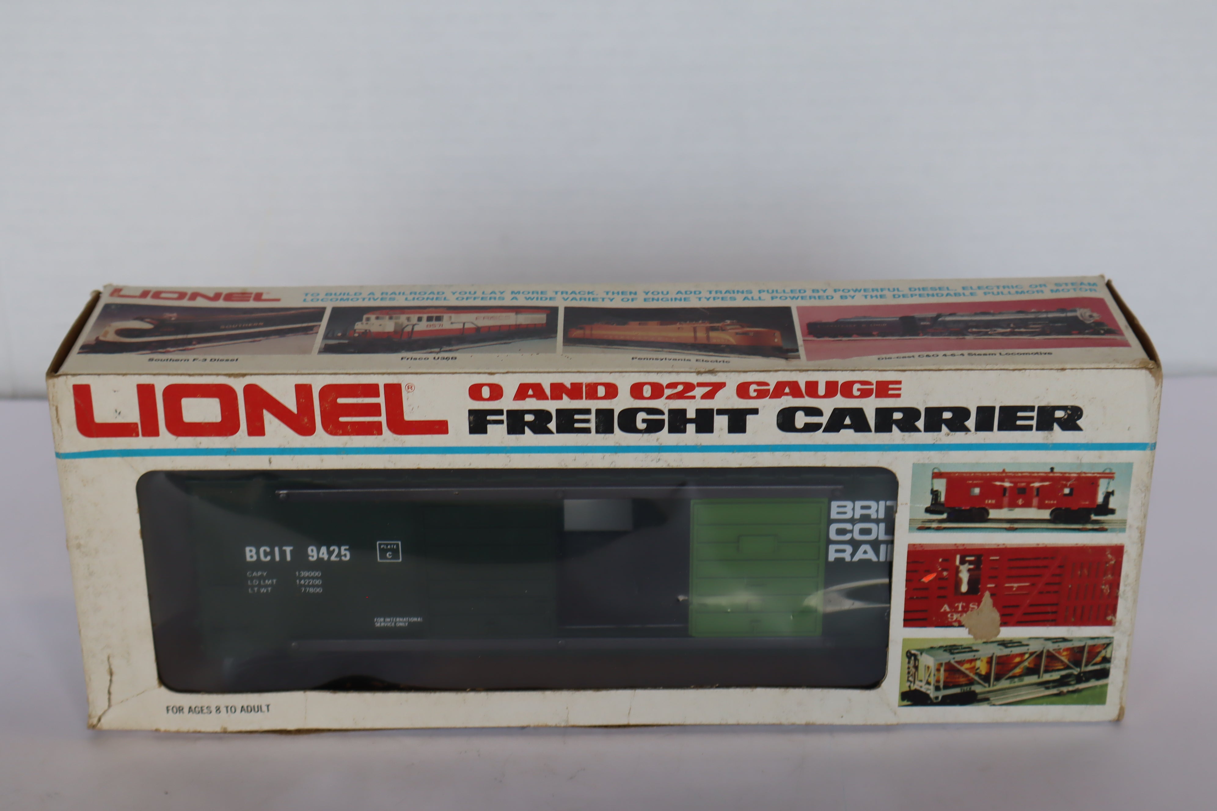 Lionel 6-9425 British Columbia Box Car-Second hand-M8048
