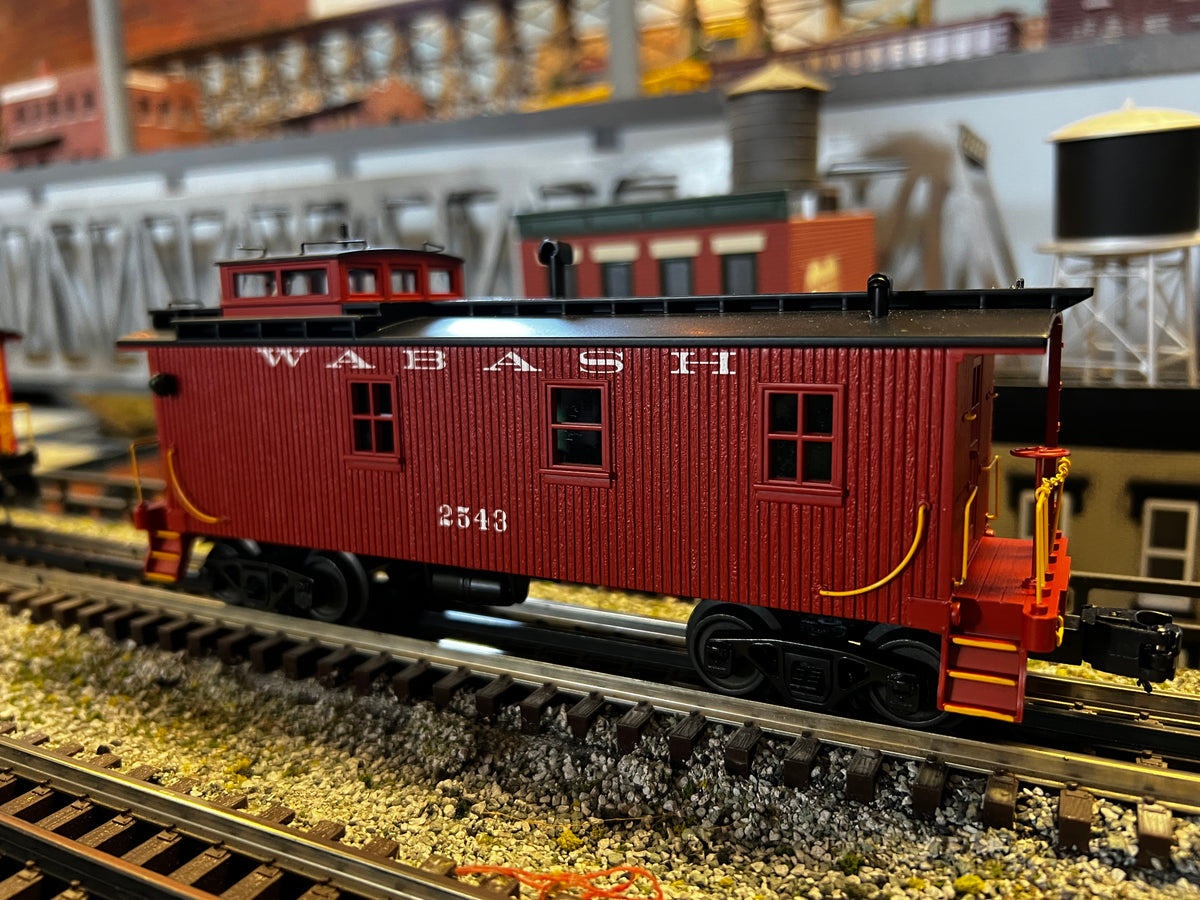 MTH 20-91825 - 35' Woodside Caboose "Wabash" #2543 - Custom Run for MrMuffin'sTrains - MrMuffin'sTrains