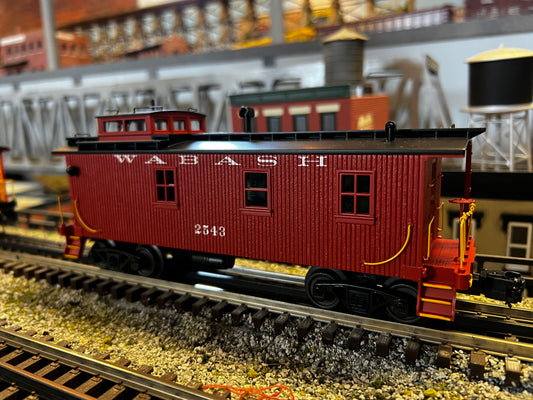 MTH 20-91825 - 35' Woodside Caboose "Wabash" #2543 - Custom Run for MrMuffin'sTrains - MrMuffin'sTrains