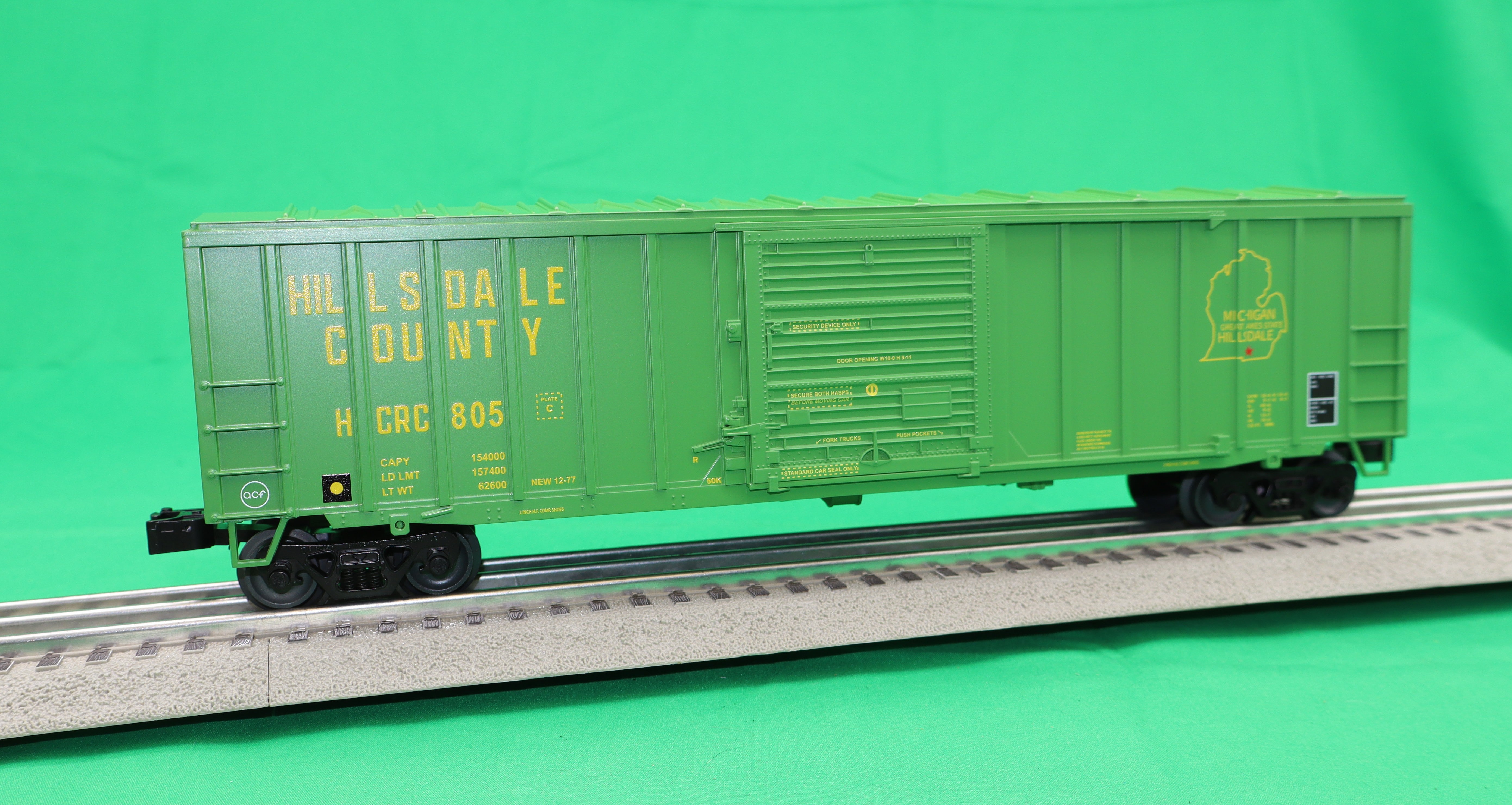 Lionel 2542310 - ACF 50' Boxcar "Hillsdale County" #805
