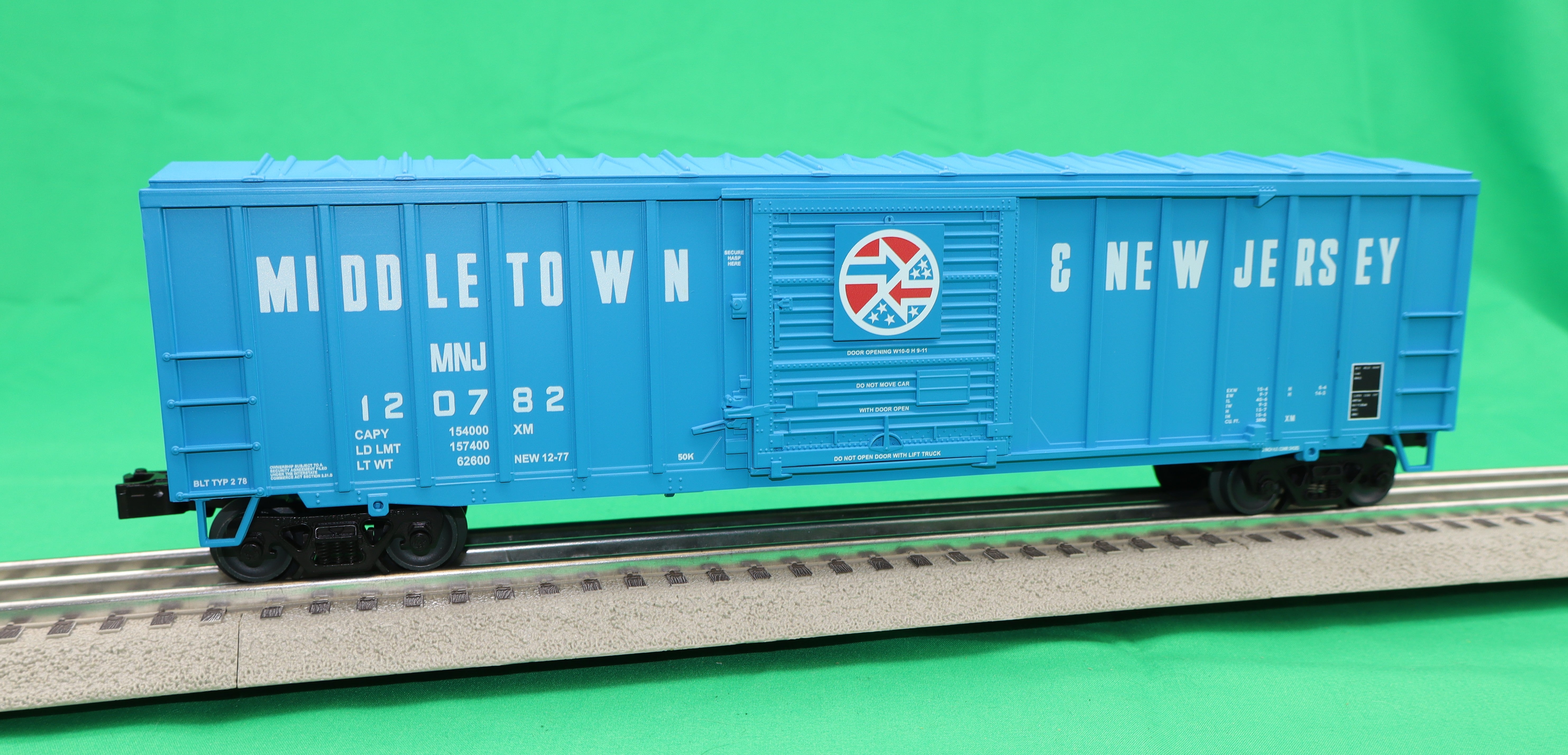 Lionel 2542320 - ACF 50' Boxcar "Middletown & New Jersey" #120782