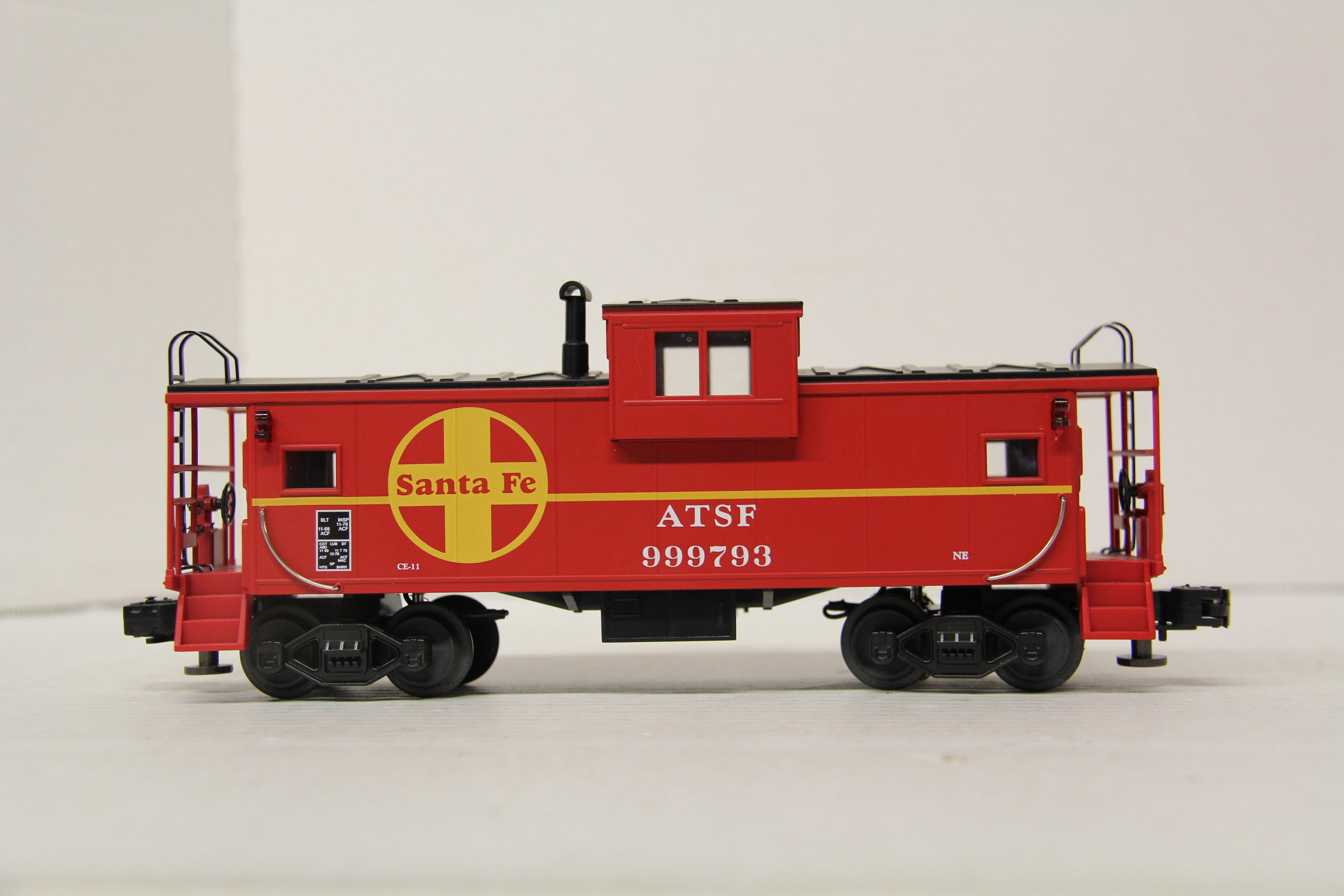 MTH 20-9105L Santa Fe Extended Vision Caboose-Second hand-M6605