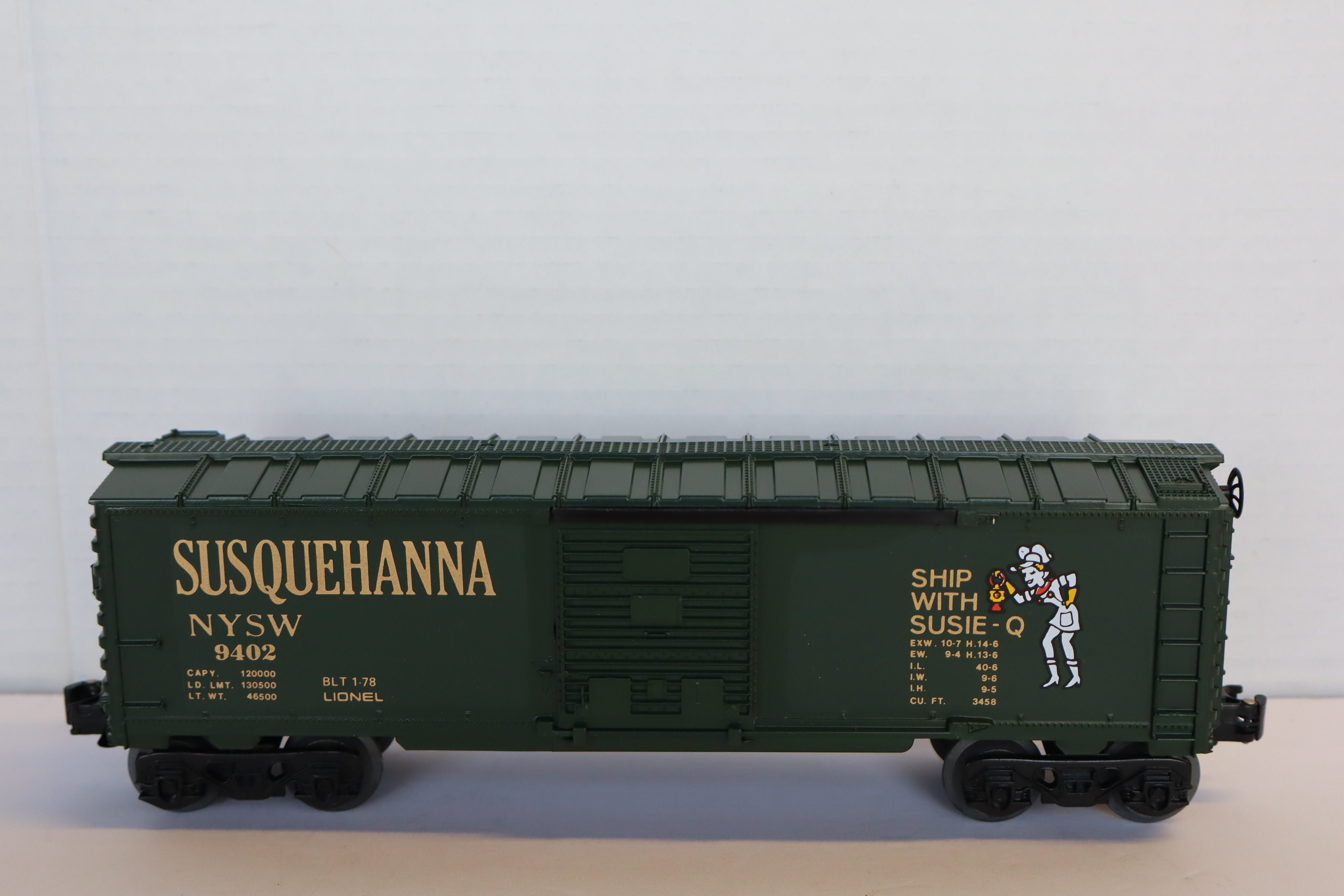 Lionel 6-9402 Susquehanna Box Car-Second hand-M8057