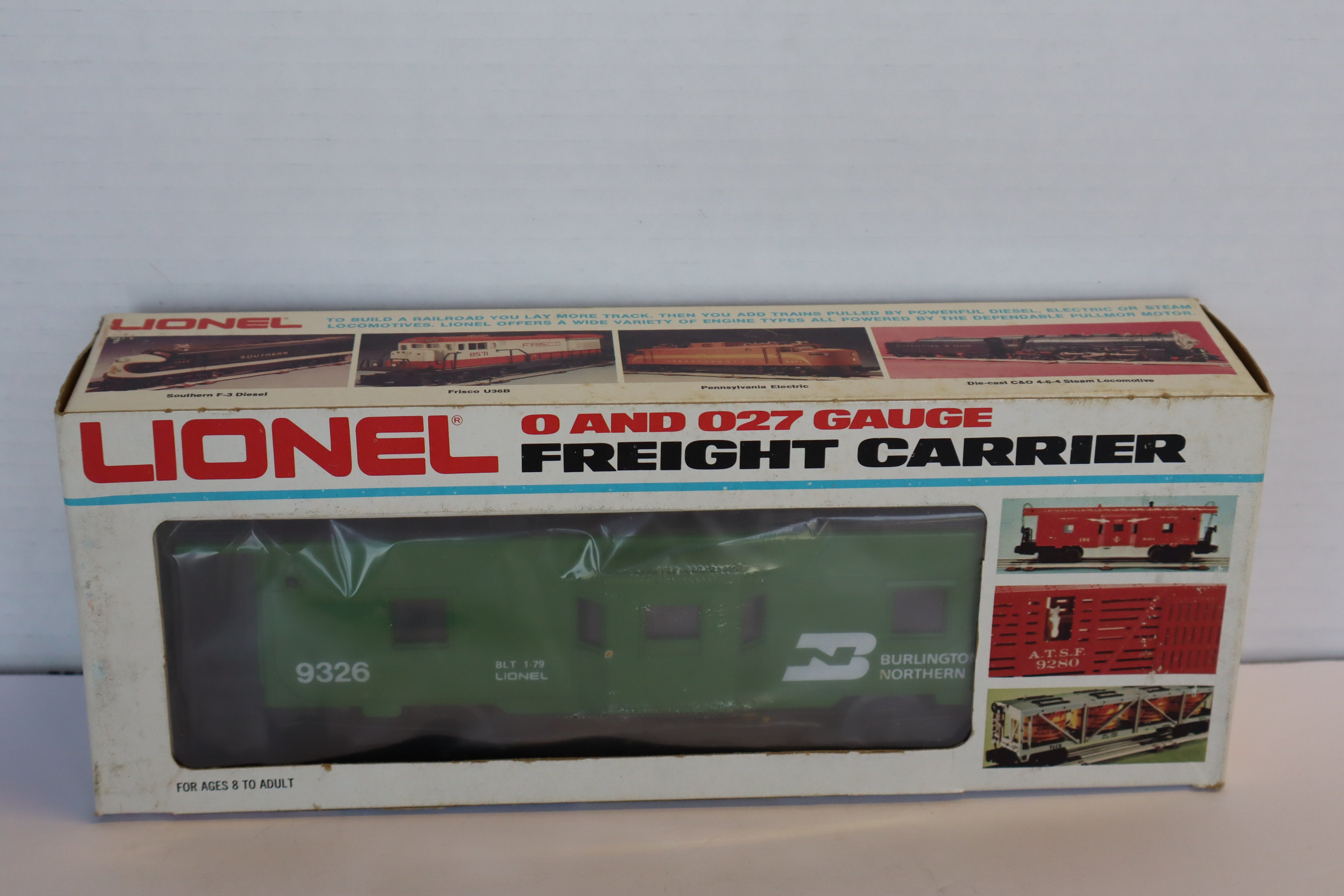 Lionel 6-9326 Burlington Northern Bay Window Caboose-Second hand-M8060