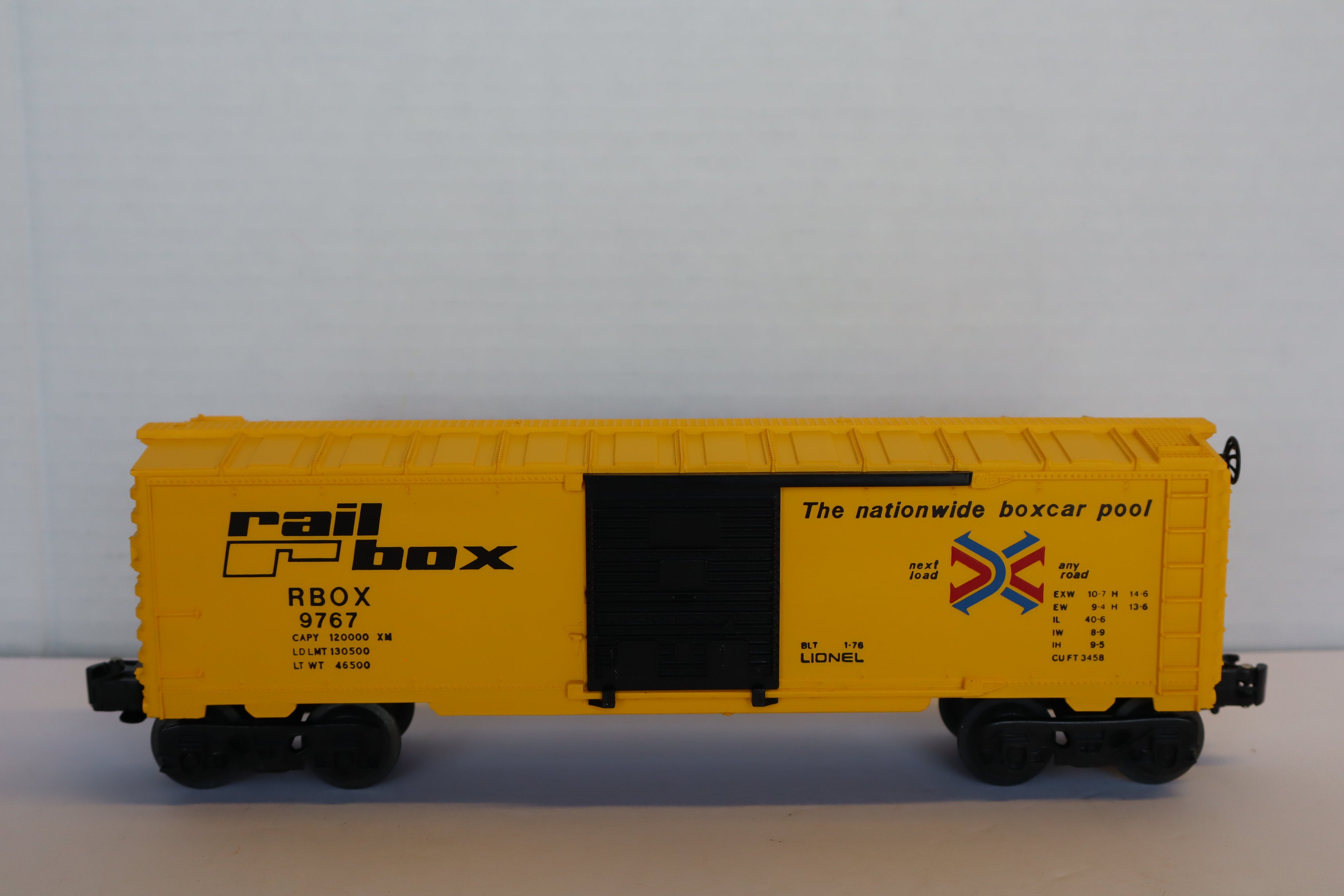 Lionel 6-9767 Rail Box Car-Second hand-M8063