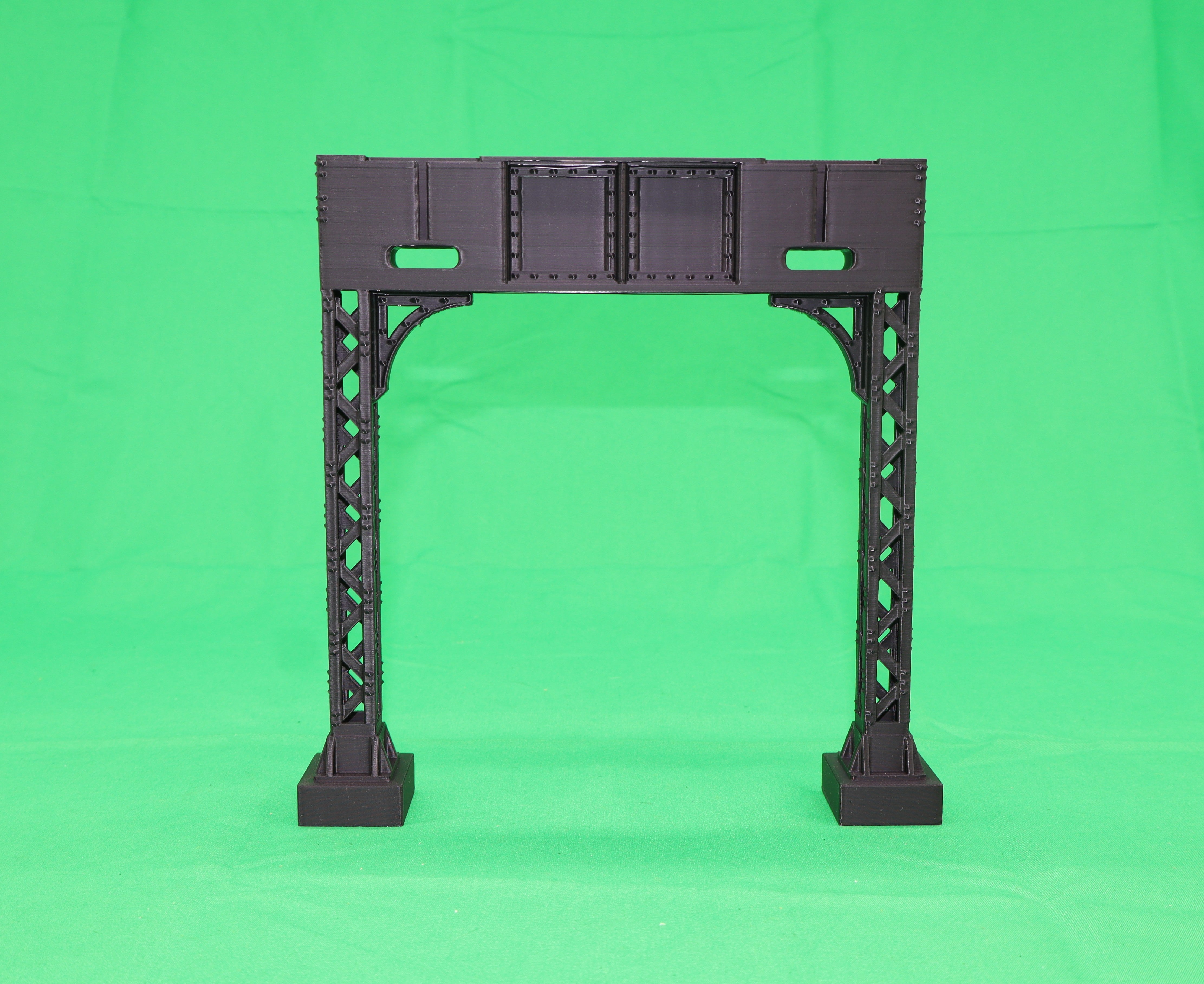 Sedgwick O Scale Models ETS-RSD - Elevated Track System - Laced Steel Riser (Double Track)