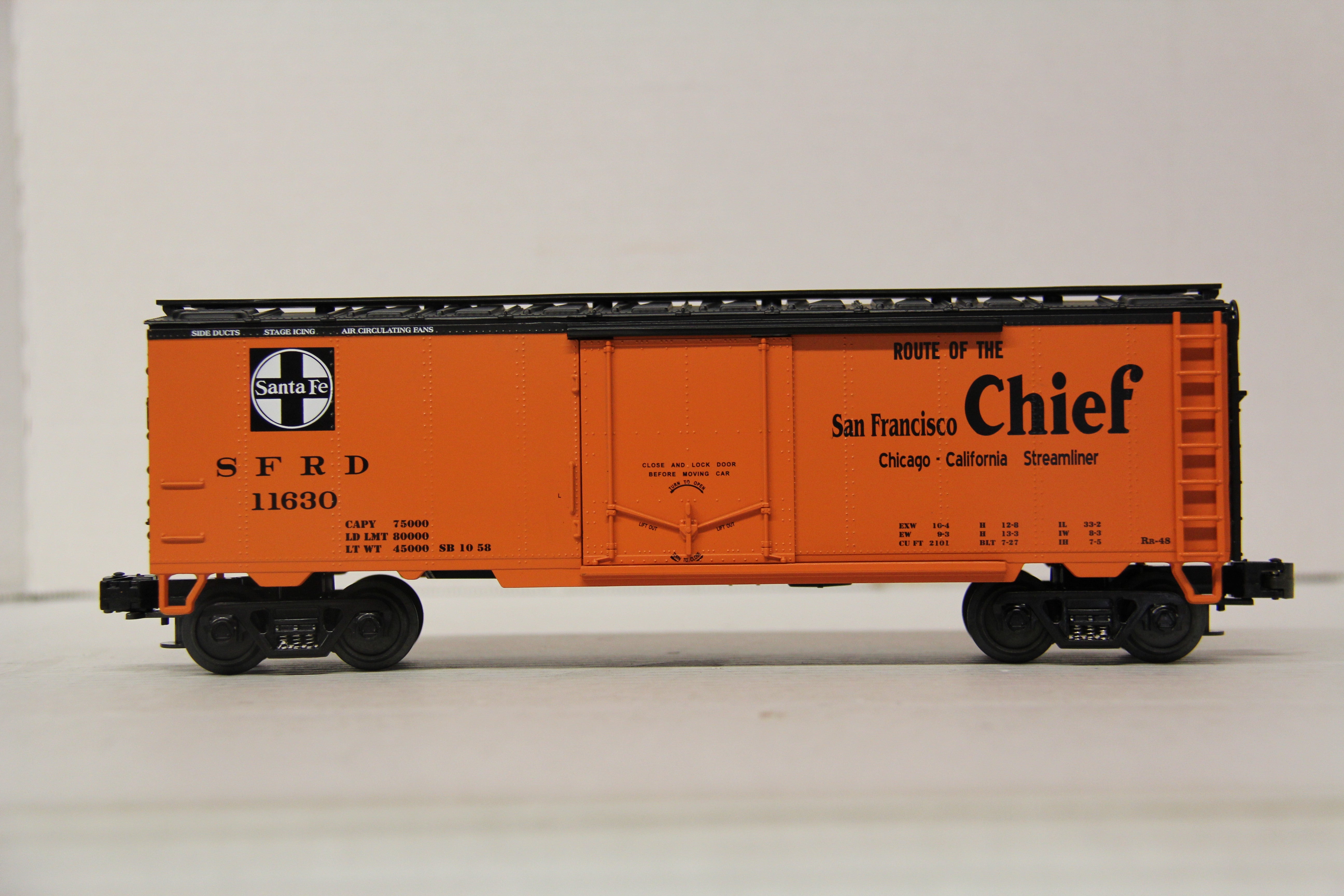 MTH 20-94018 Santa Fe Reefer Car-Second hand-M6614