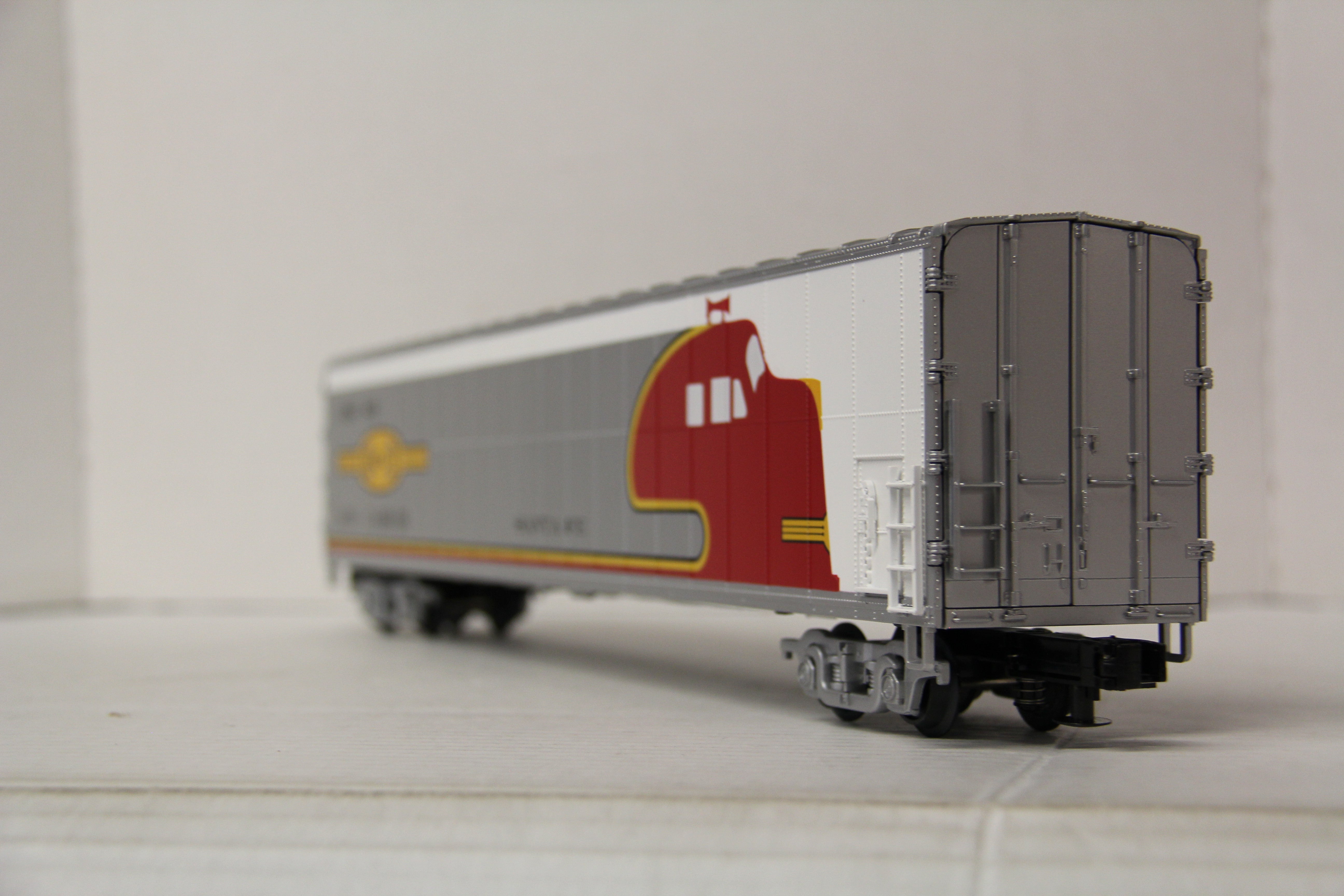 MTH 20-98345 Santa Fe 75' Auto Train Auto Carrier-Second hand-M6615