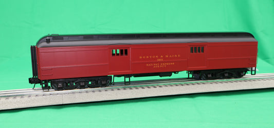 Atlas O 2001327 - Trainman - 60' Baggage Passenger Car "Boston & Maine"