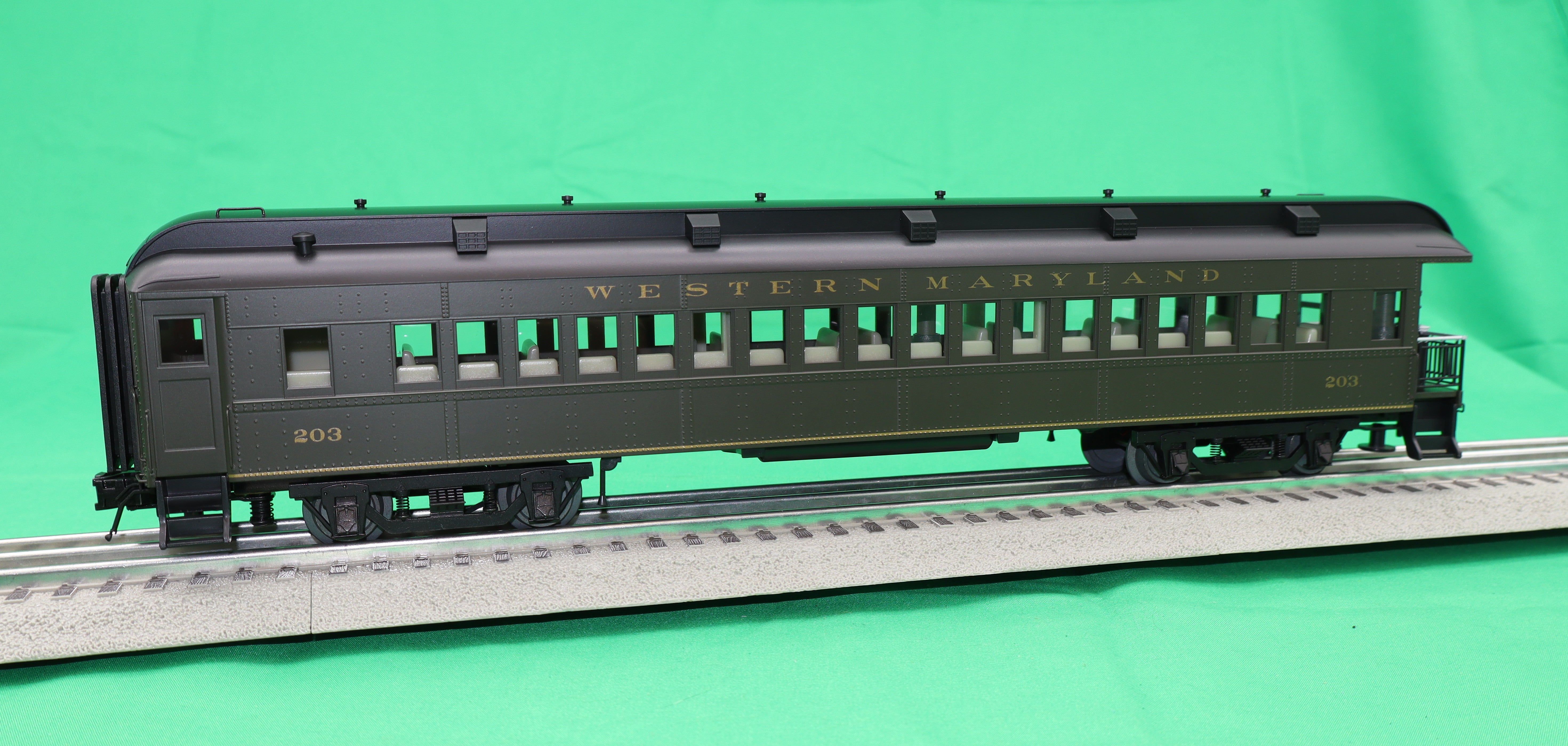 Atlas O 2002724 - Trainman - 60' Observation Passenger Car "Western Maryland"