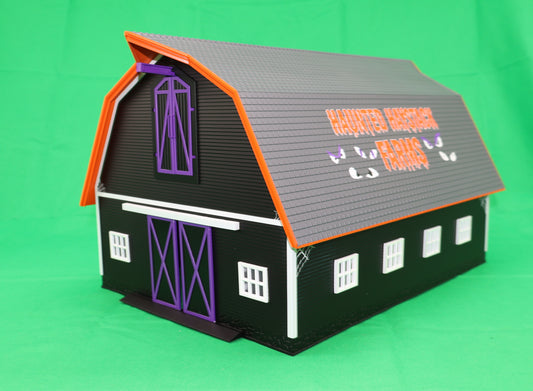Lionel 2429110 - Halloween Haunted Barn w/ Blinking Lights - MrMuffin'sTrains