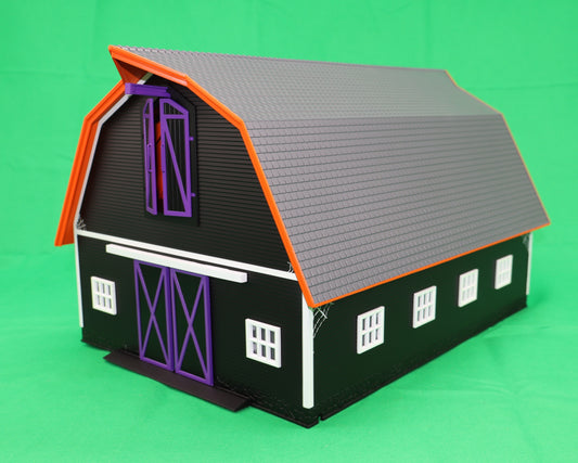 Lionel 2429110 - Halloween Haunted Barn w/ Blinking Lights - MrMuffin'sTrains