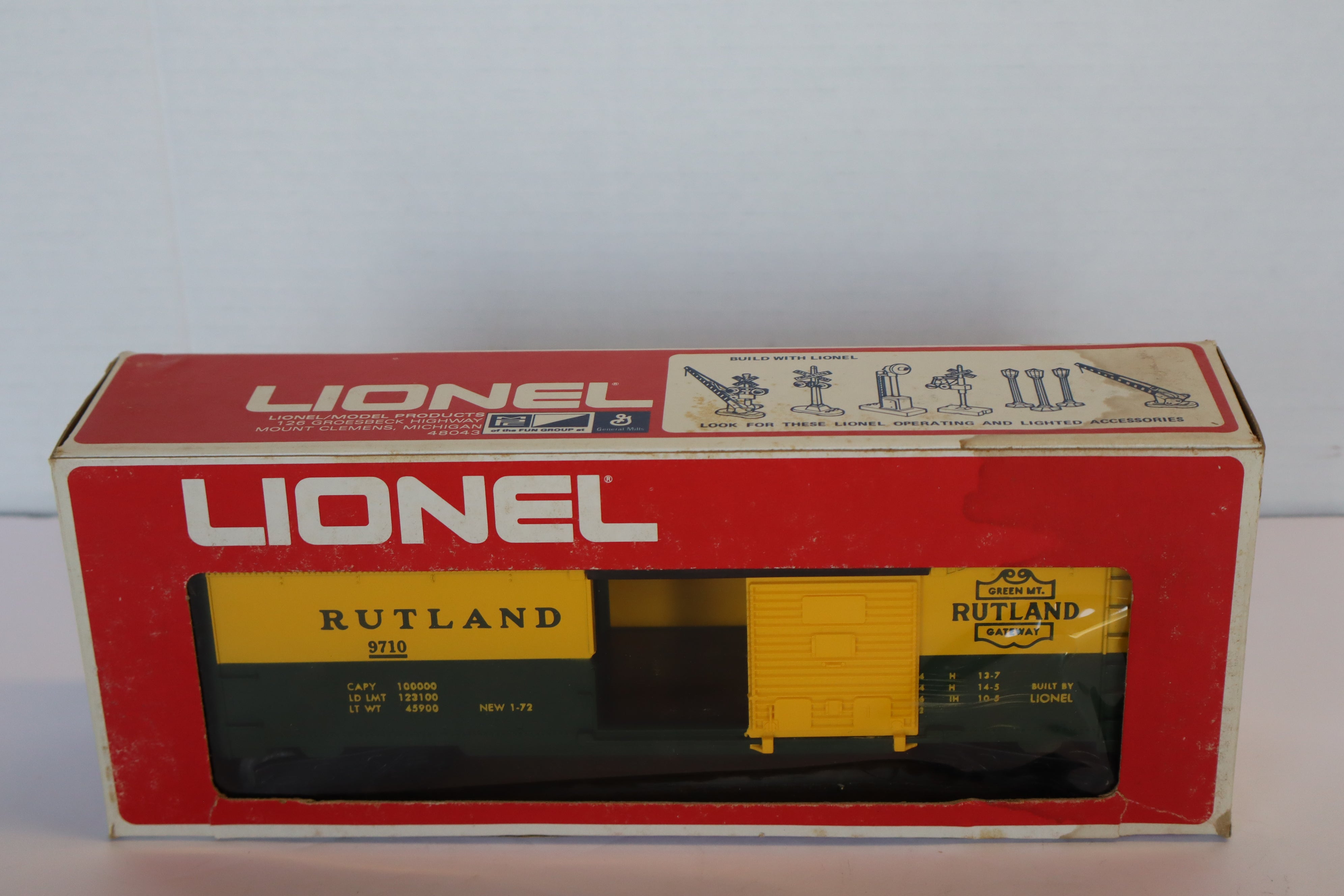 Lionel 6-9710 Rutland Box Car-Second hand-M8075